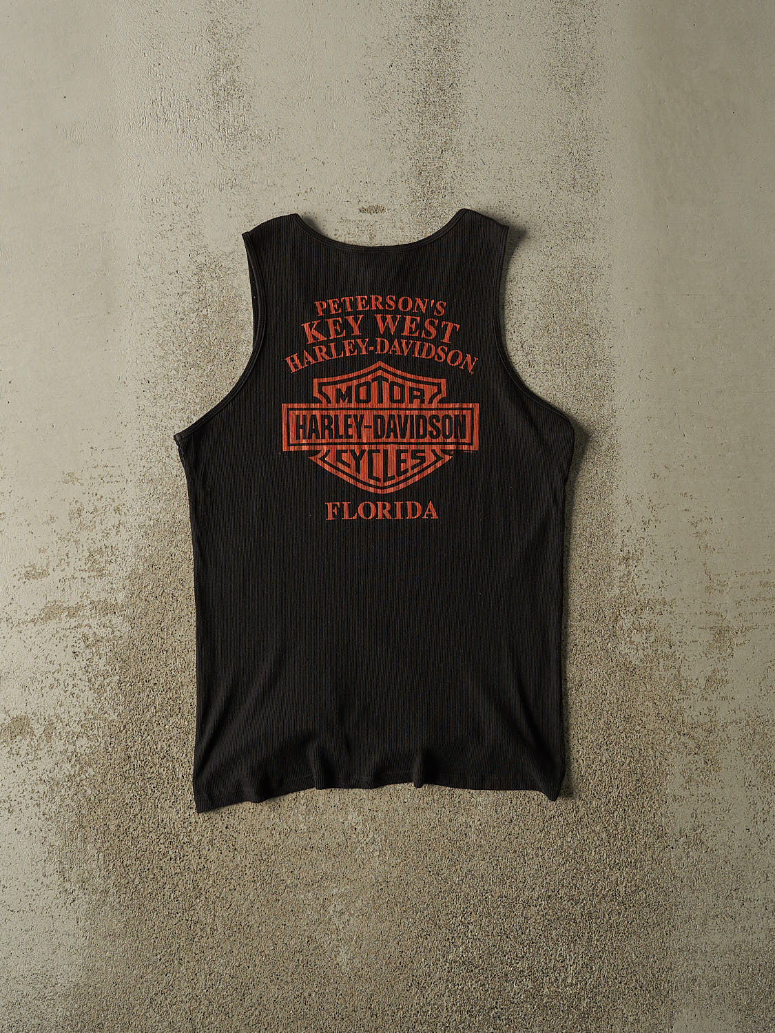 Vintage 14' Black Harley Davidson Florida Tank (M) - Image 2
