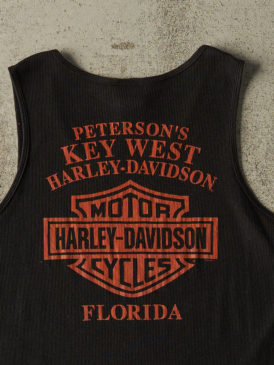 Vintage 14' Black Harley Davidson Florida Tank (M) - Image 4