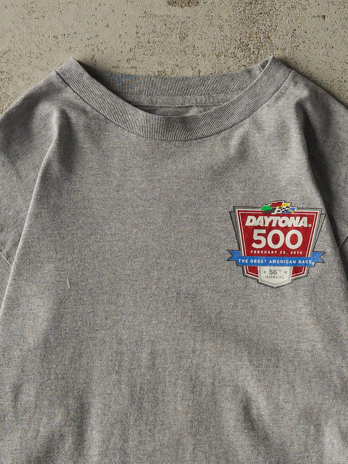 Vintage 14' Grey Daytona 500 Long Sleeve (S/M) - Image 3