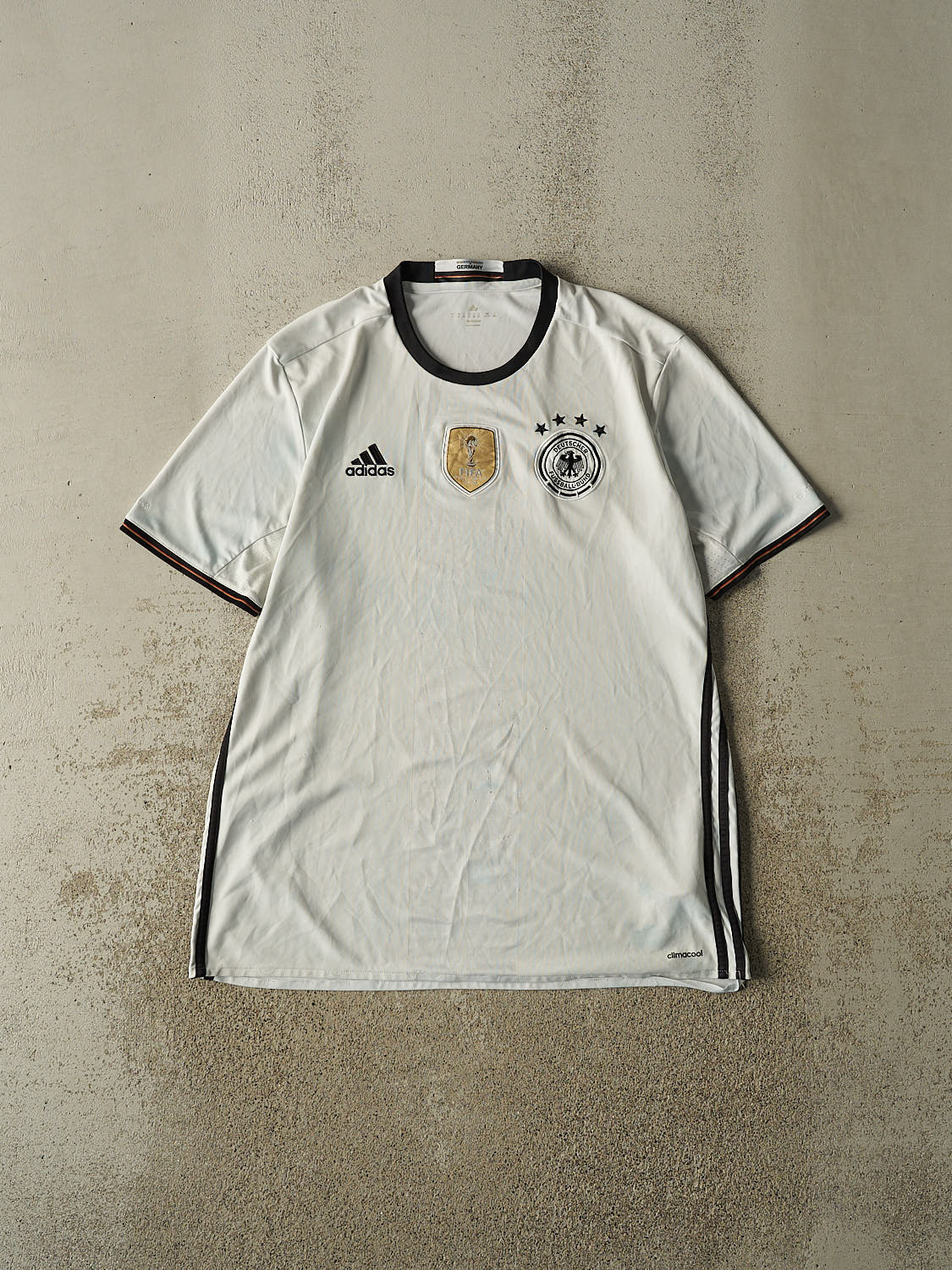 Vintage 14' White Germany Fifa World Cup Champions Jersey (XL)