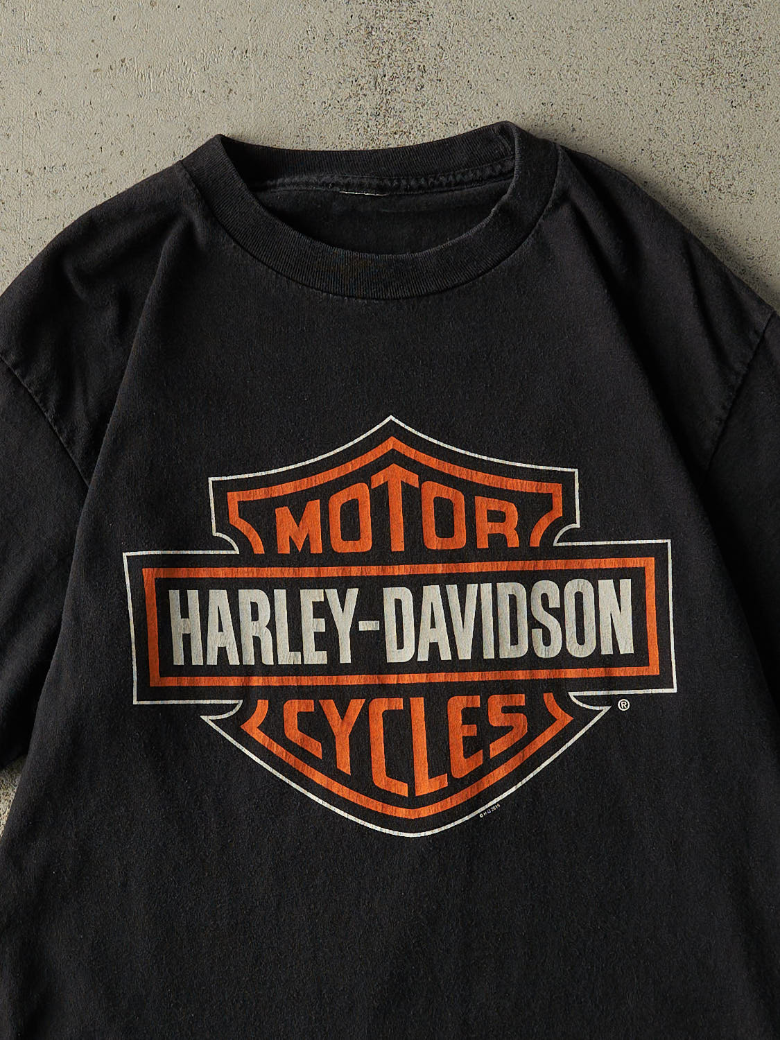 15' Black Harley Davidson Wisconsin Tee (S/M) - Image 3