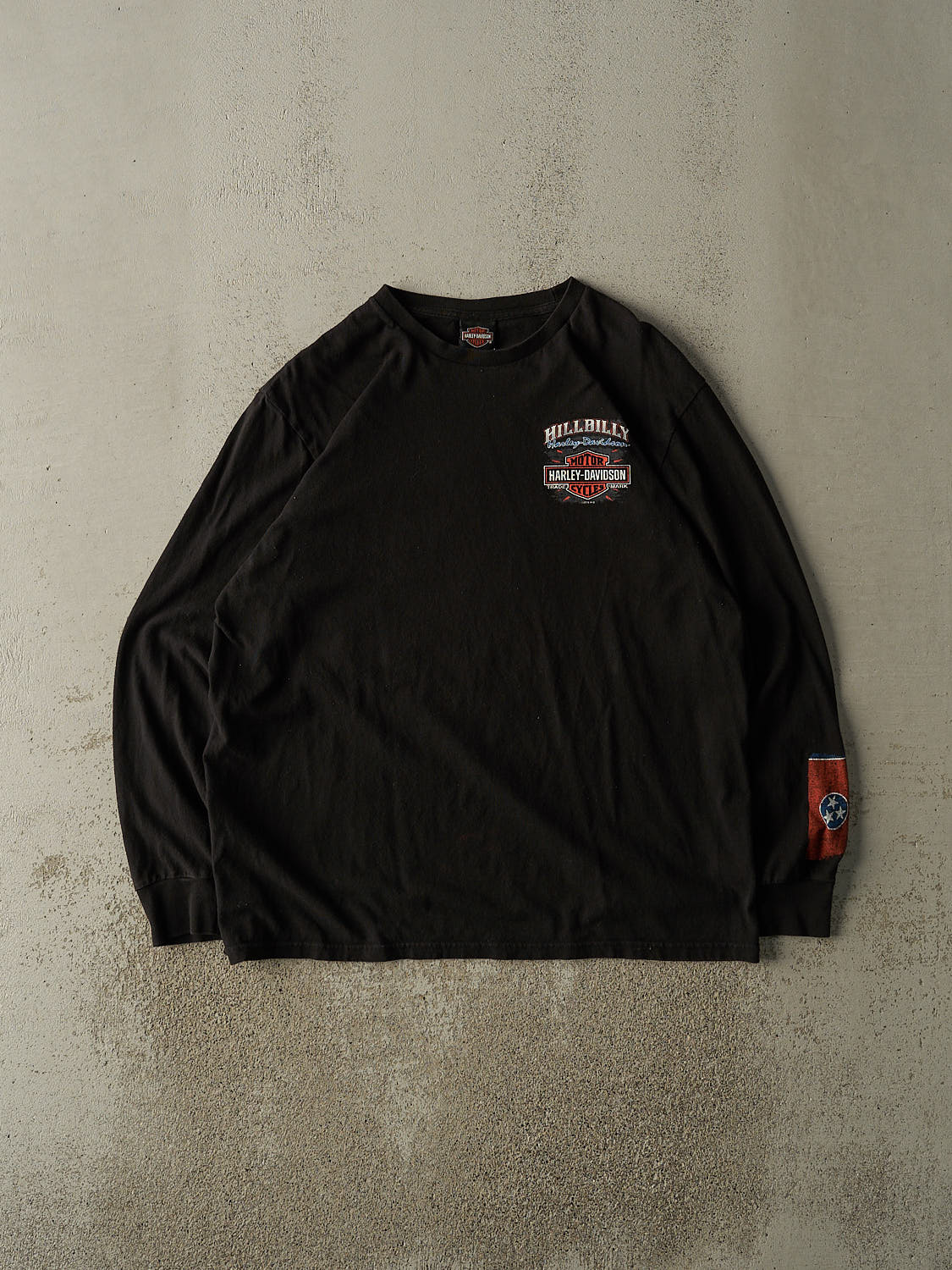 18' Black Harley Davidson Hill Billy Long Sleeve (XL)