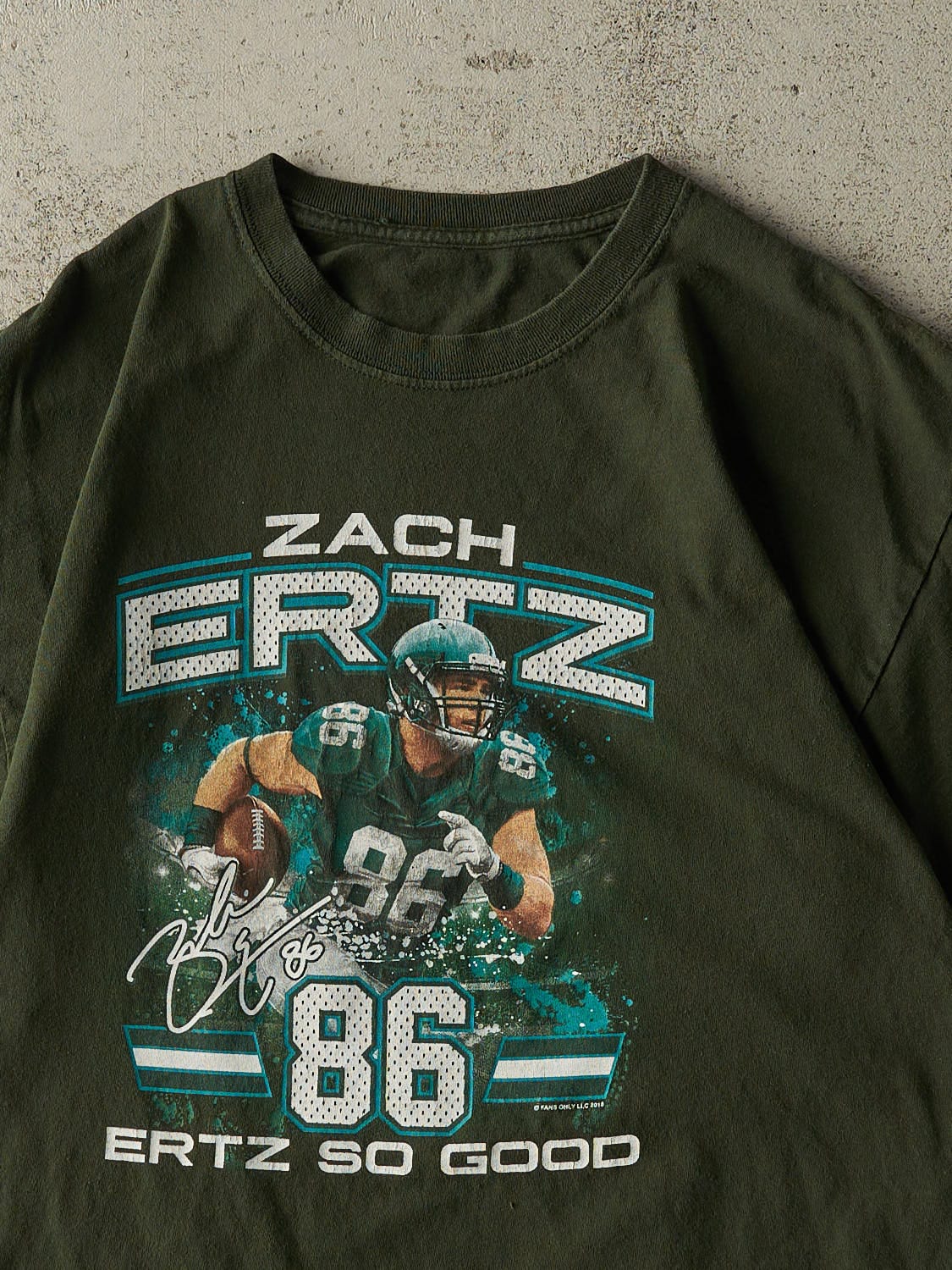 18' Green Philadelphia Eagles Zach Eartz Tee (M/L) - Image 2