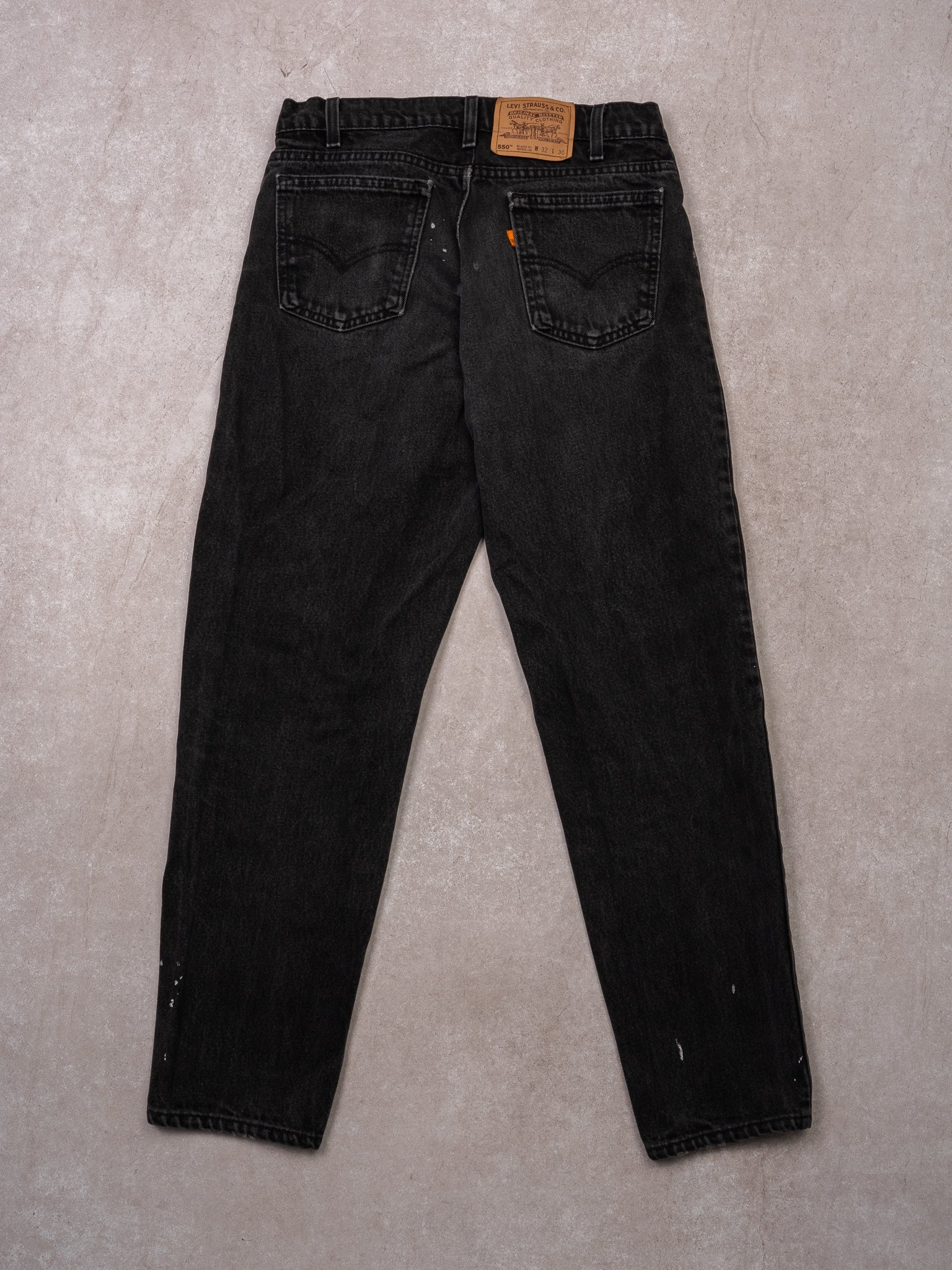 Vintage 1970s Black Levi 550 Orange Tab Jeans (30 x 30) - Image 3