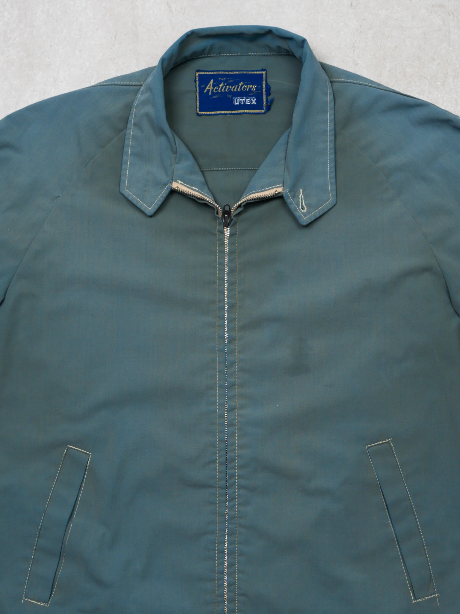 Vintage 70s Blue Activators Workwear Jacket (M/L) - Image 2
