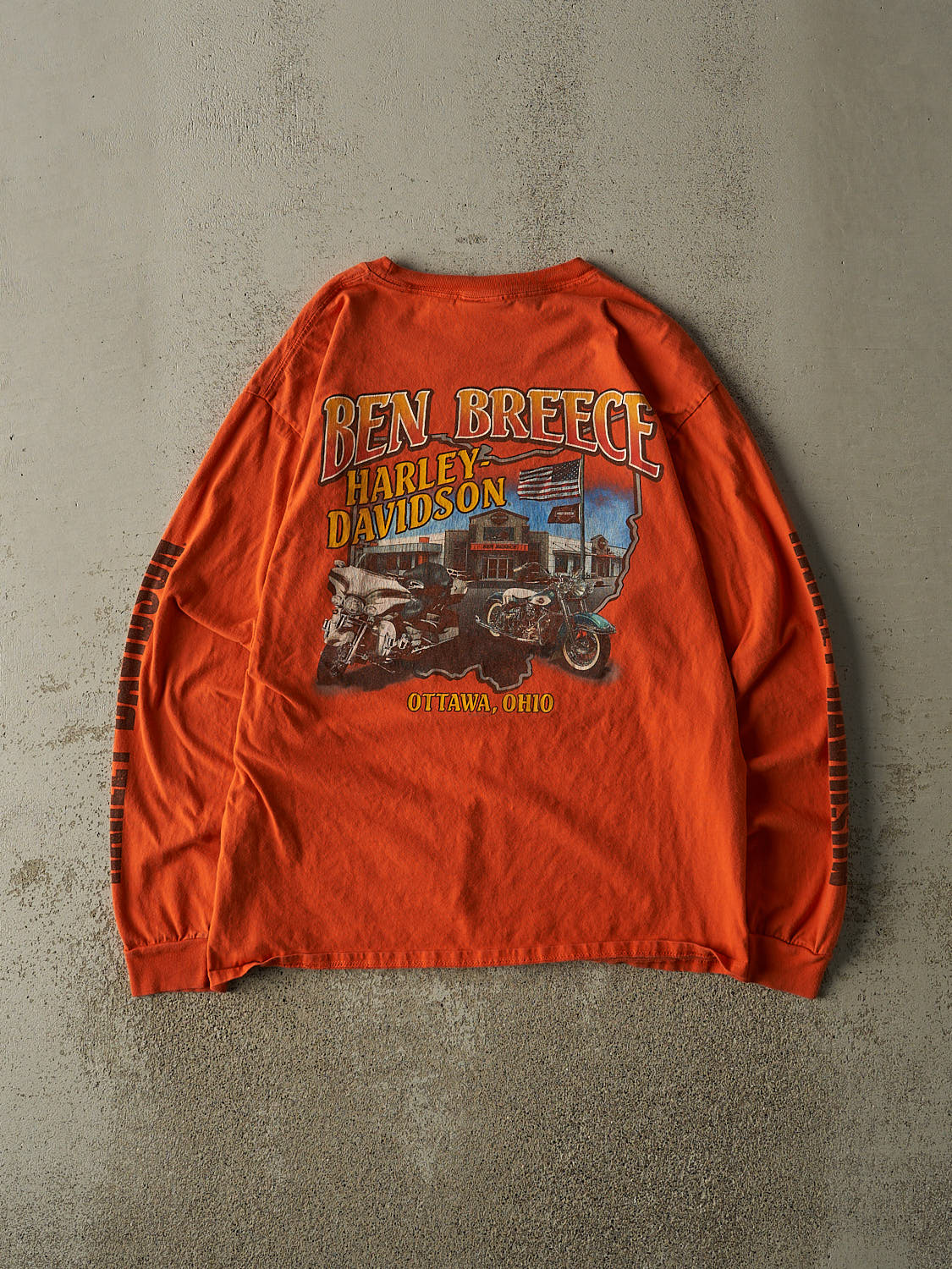 20' Orange Harley Davidson Ottawa OH Long Sleeve (M/L) - Image 2