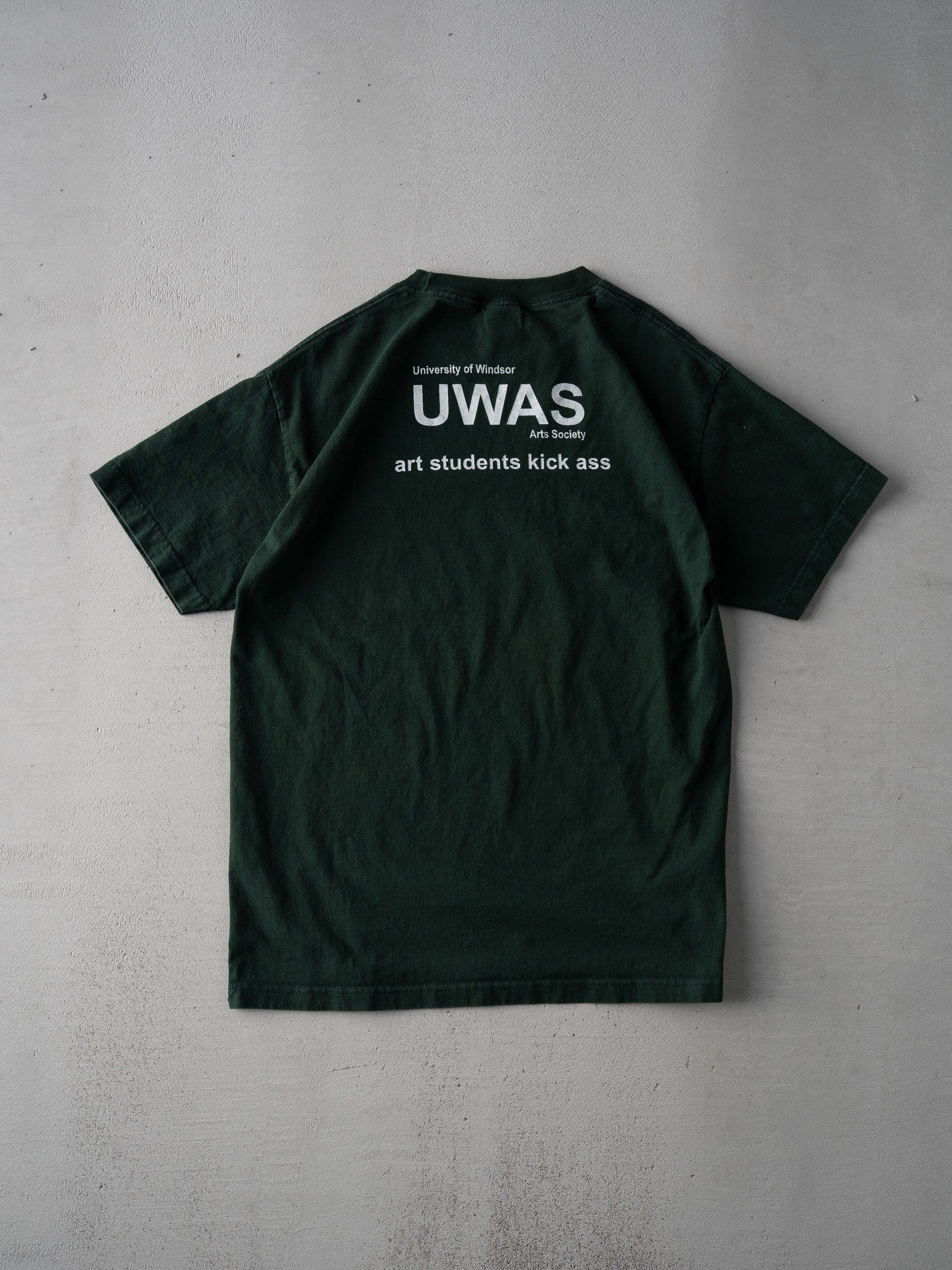 Vintage Y2k Green "Kiss My Ass" Tee (M) - Image 3