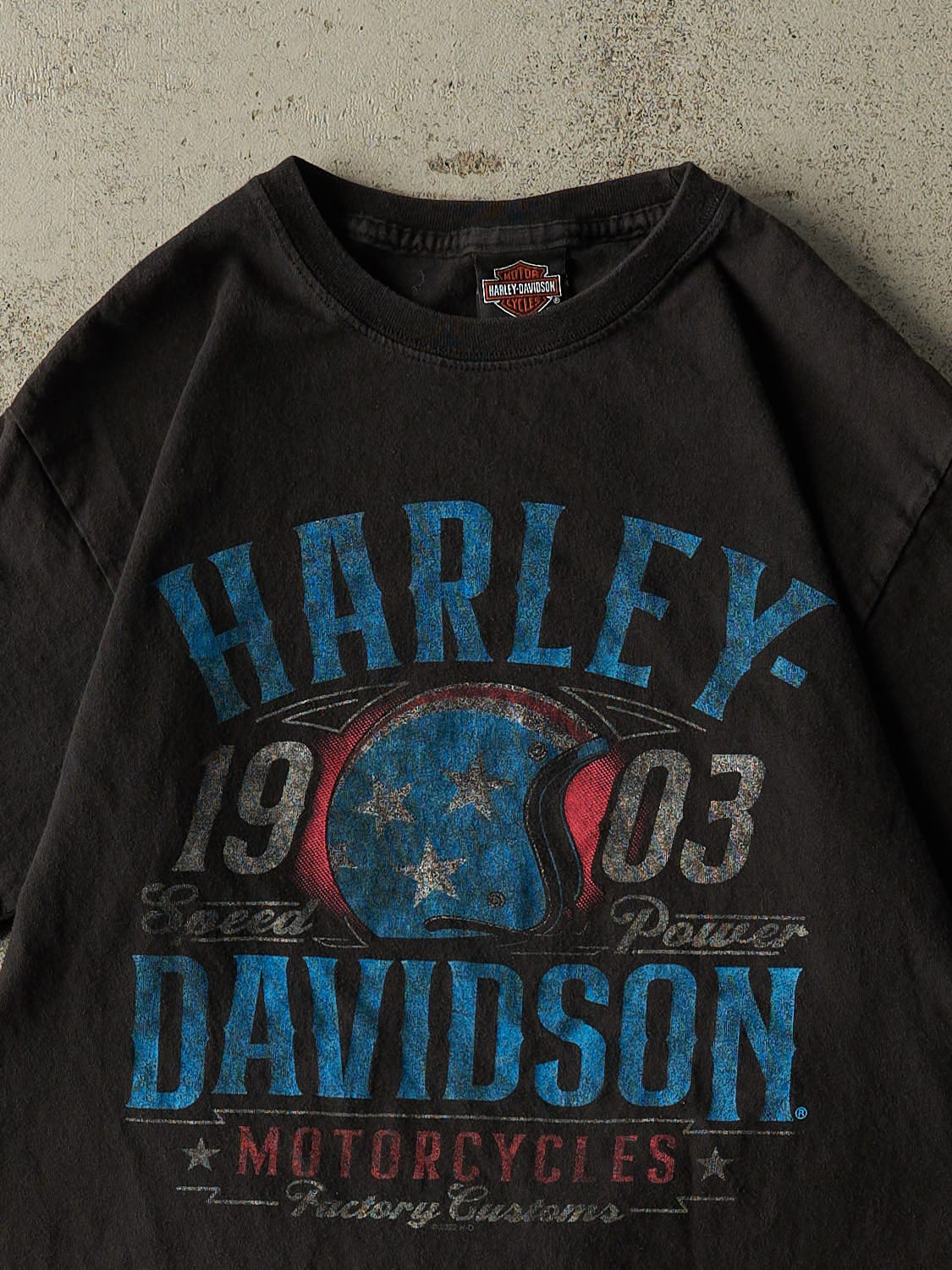 22' Black Harley Davidson Ellington CT Tee (S/M) - Image 3
