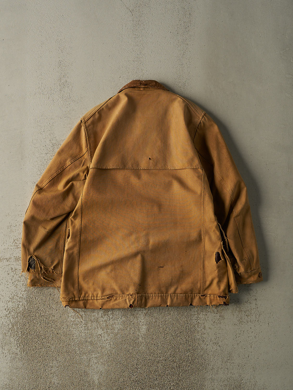 Vintage 70s Beige Chore Jacket (L/XL) - Image 2