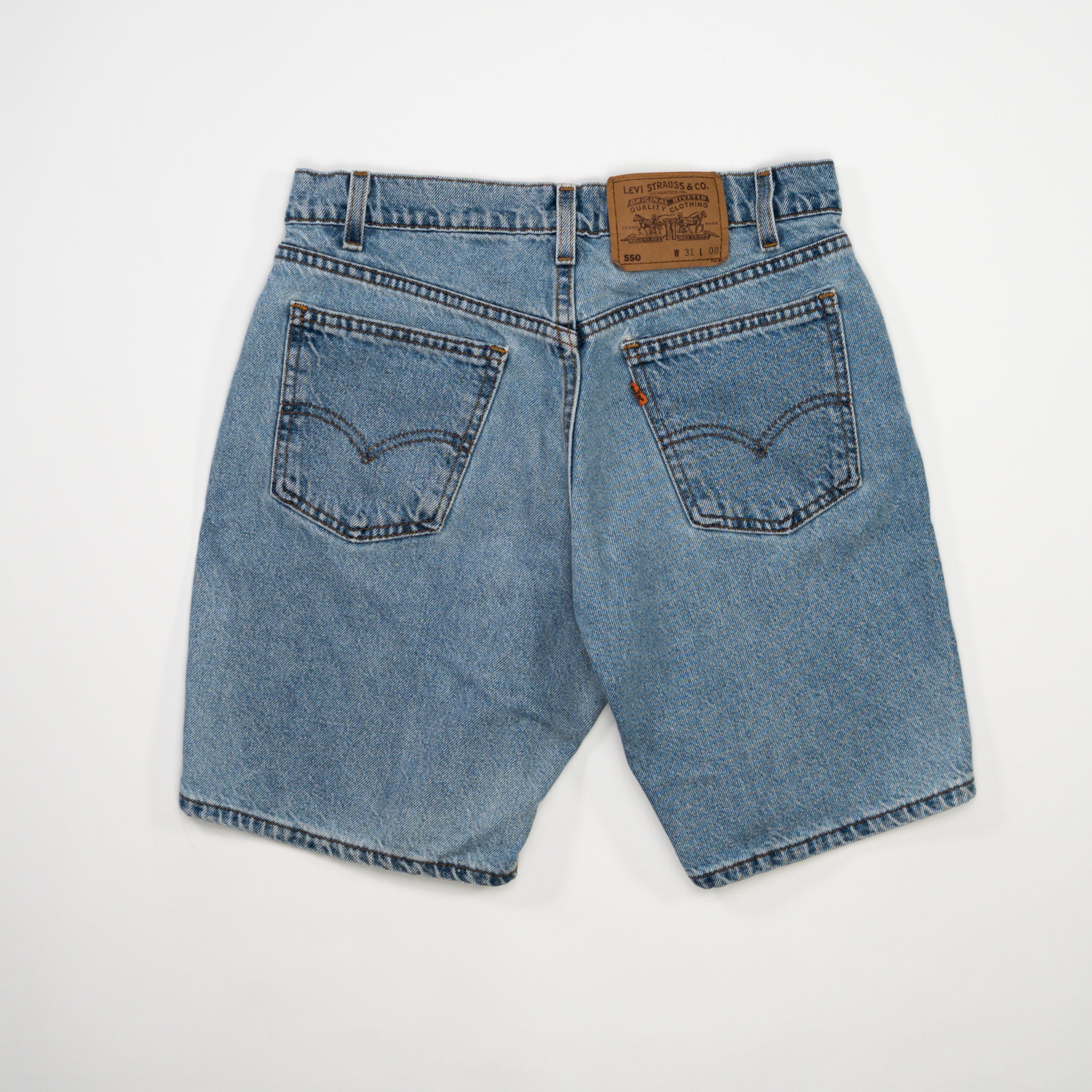 Vintage 70s Blue Levi Jean Shorts (30 x 8) - Image 3