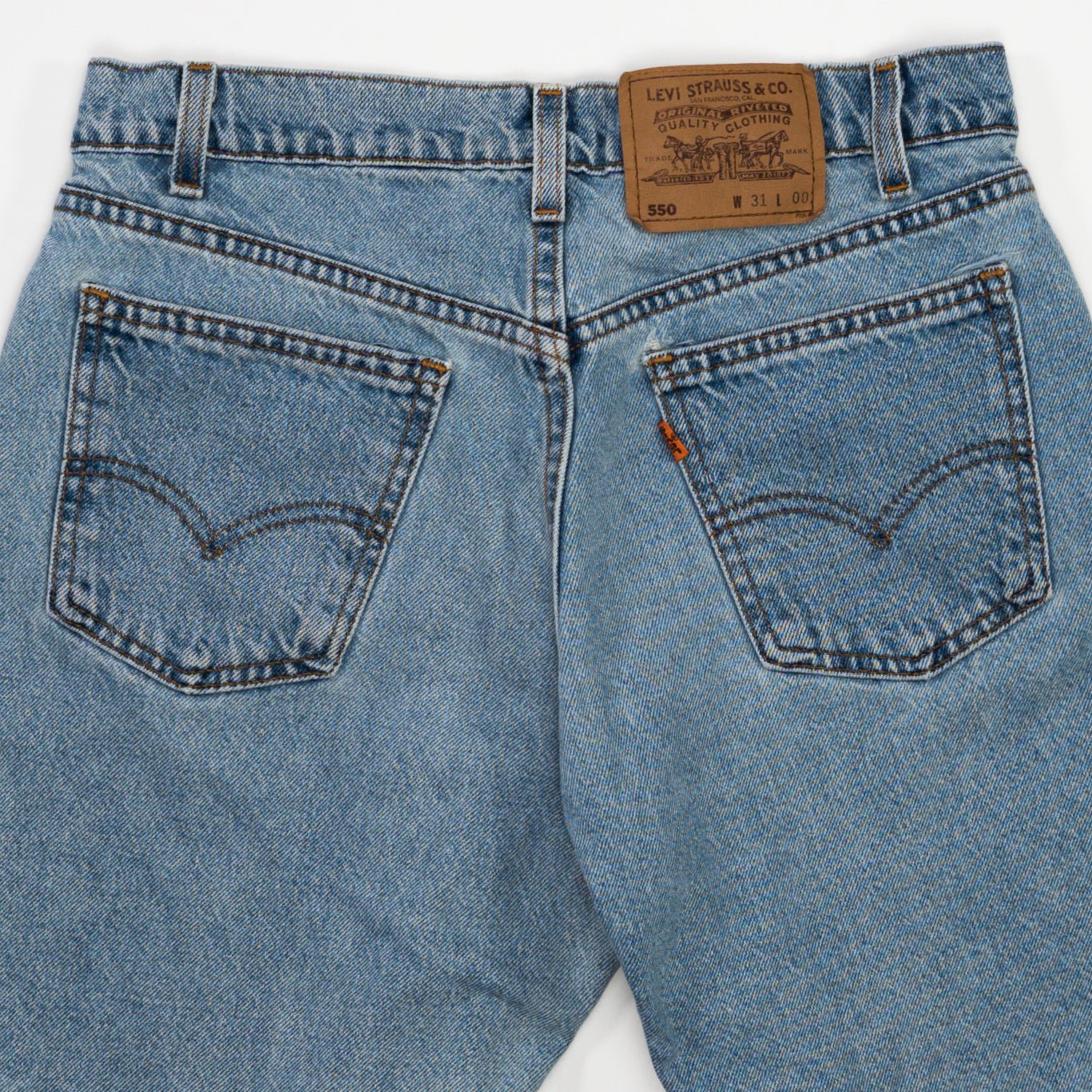 Vintage 70s Blue Levi Jean Shorts (30 x 8) - Image 4