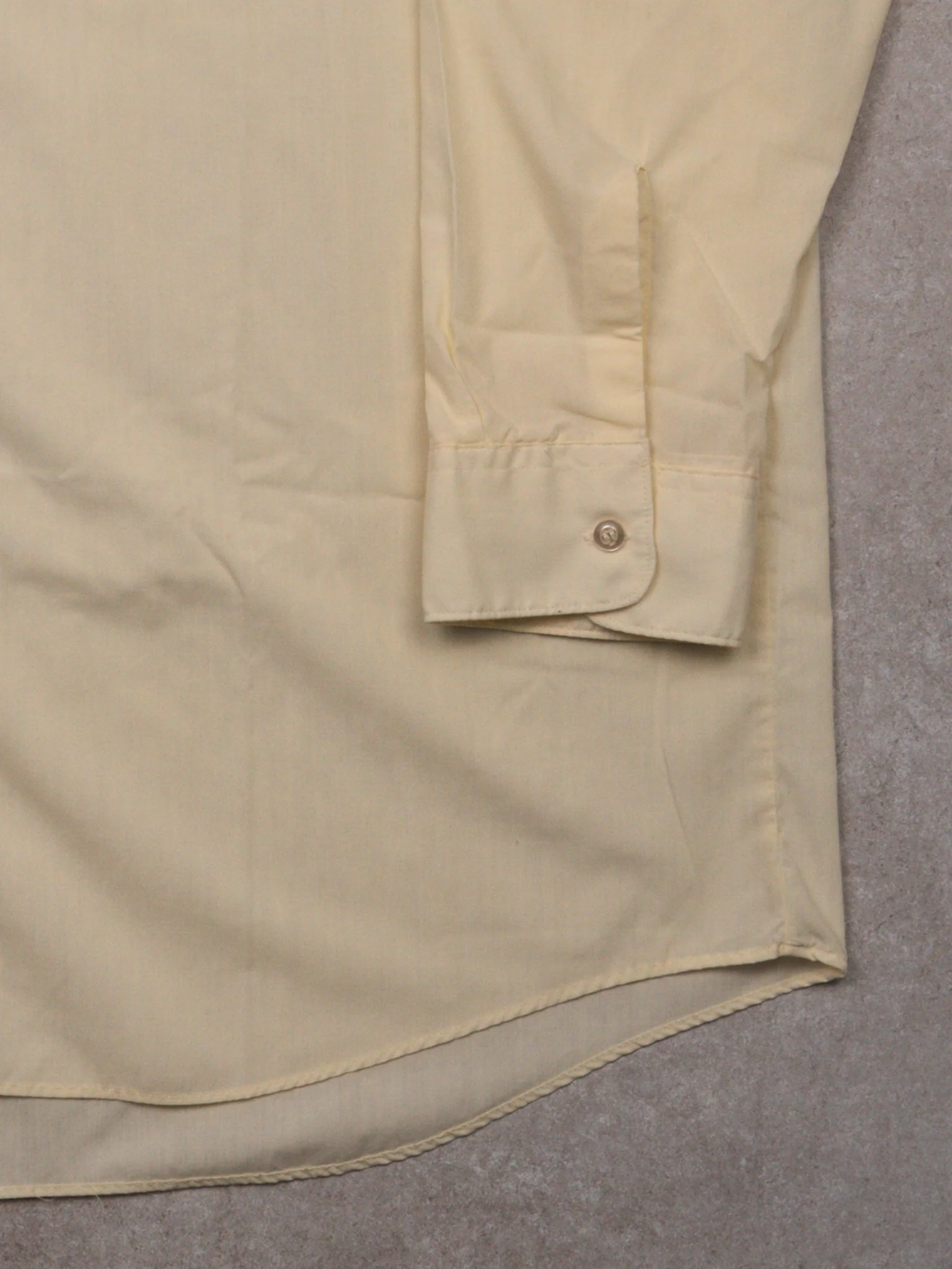 Vintage 70s Cream San Francisco Dress Shirt (XL) - Image 3