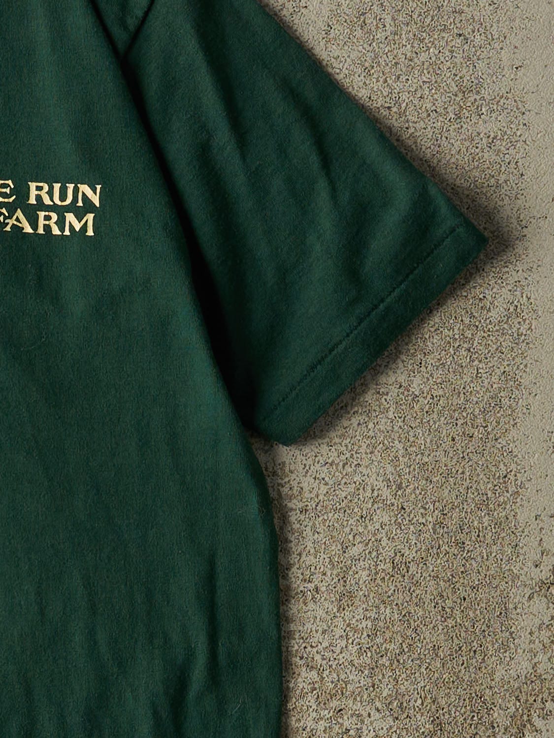 Vintage 70s Green Cane Run Farm Single Stitch Tee (S/M) - Image 4
