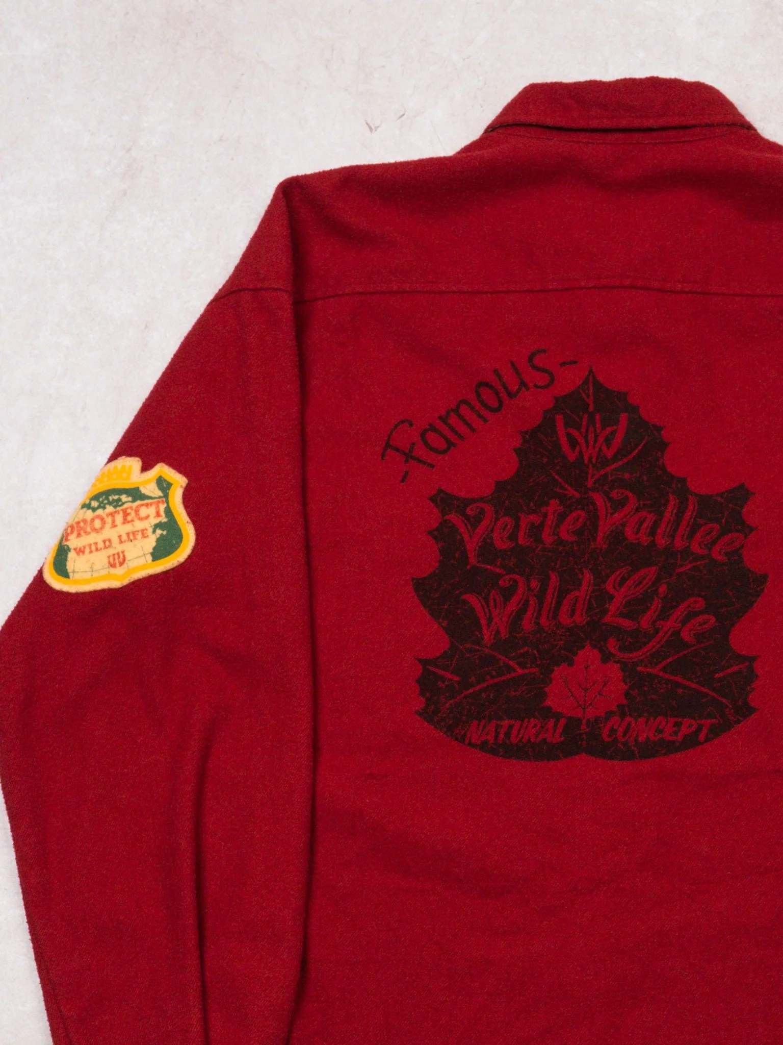 Vintage 90s Red Trees For Tomorrow Long Sleeve (L) - Image 4