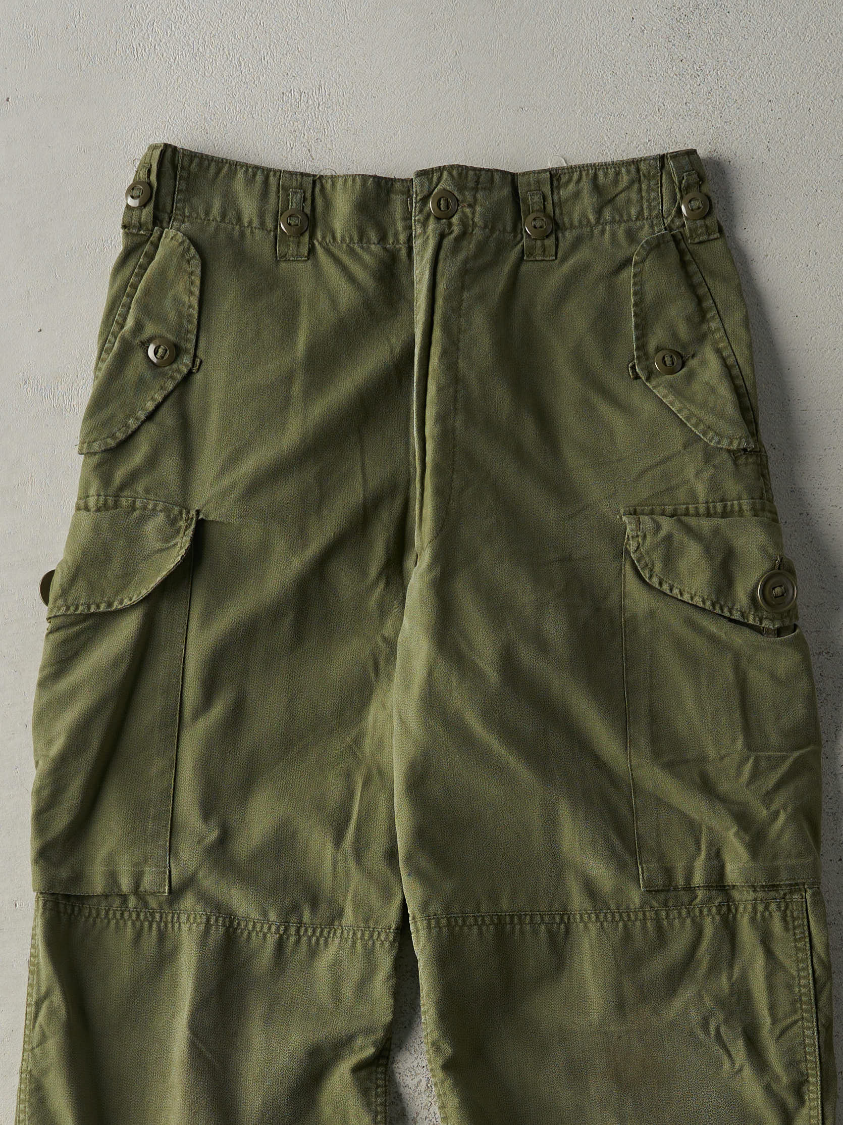 Vintage 80s Army Green Military Pants (32x30) - Image 4