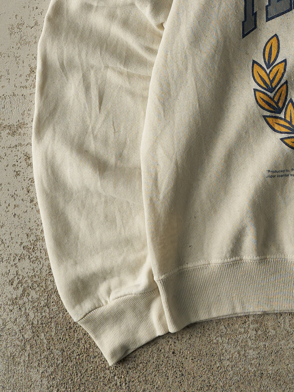 Vintage 80s Beige Penn State University Crewneck (M/L) - Image 3