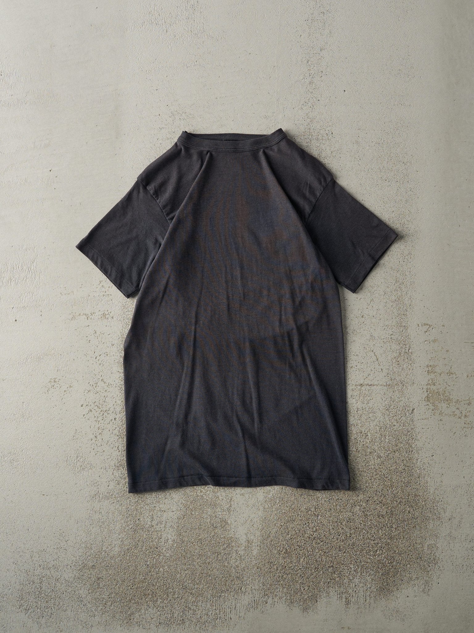 Vintage 80s Black Blank Tee (XS/S)