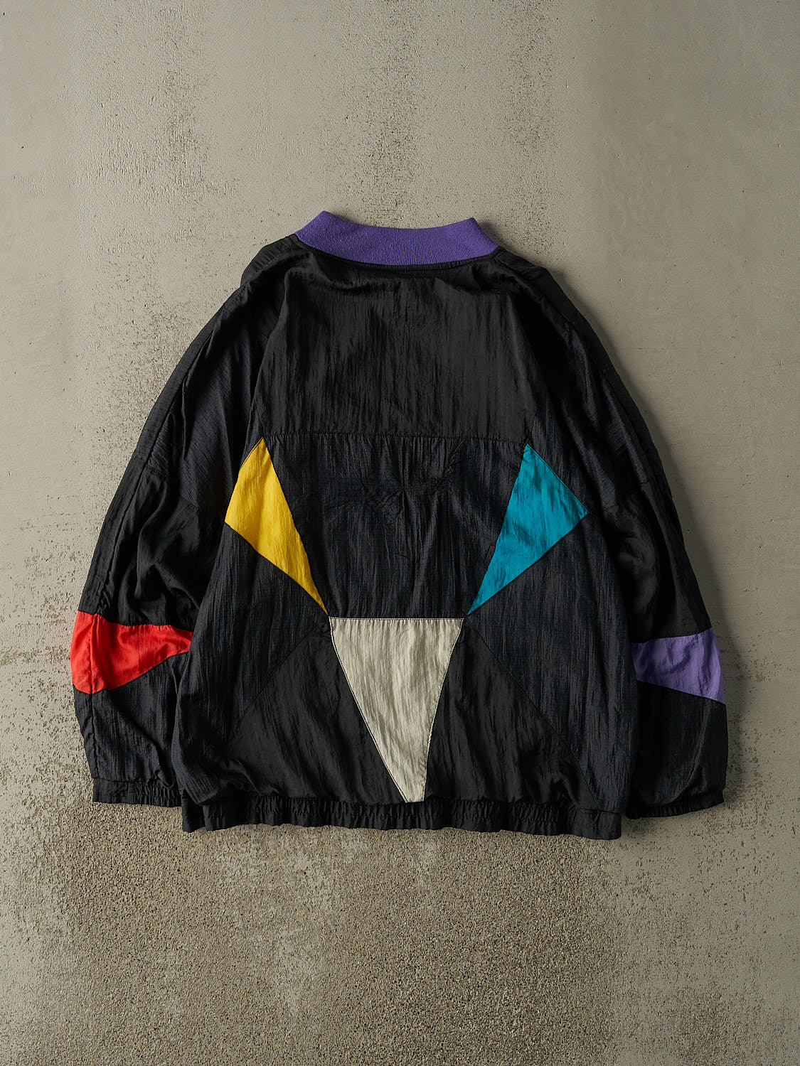 Vintage 80s Black Christian Dior Zip Up Windbreaker Jacket (XL/XXL) - Image 2