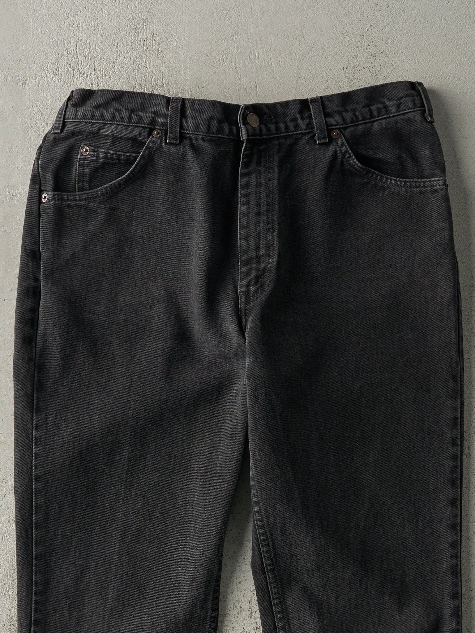 Vintage 80s Black Levi's Orange Tab Denim Pants (34x29) - Image 3