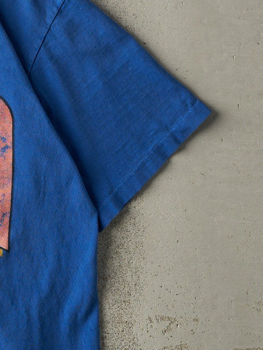 Vintage 80s Blue Florida Gators Single Stitch Tee (M) - Image 3