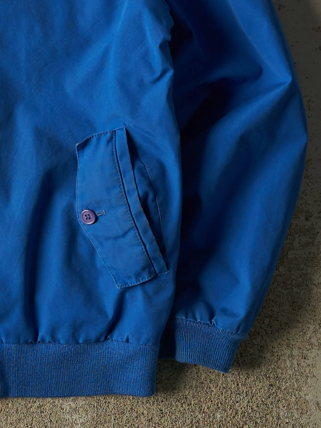 Vintage 80s Blue Lacoste Jetsetters Harrington Jacket (M/L) - Image 4