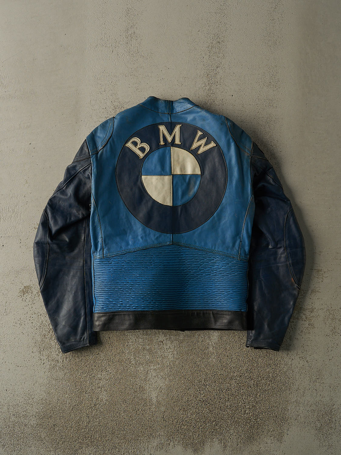 Vintage 80s RARE Blue & Navy BMW Racing Jacket (S/M) - Image 3