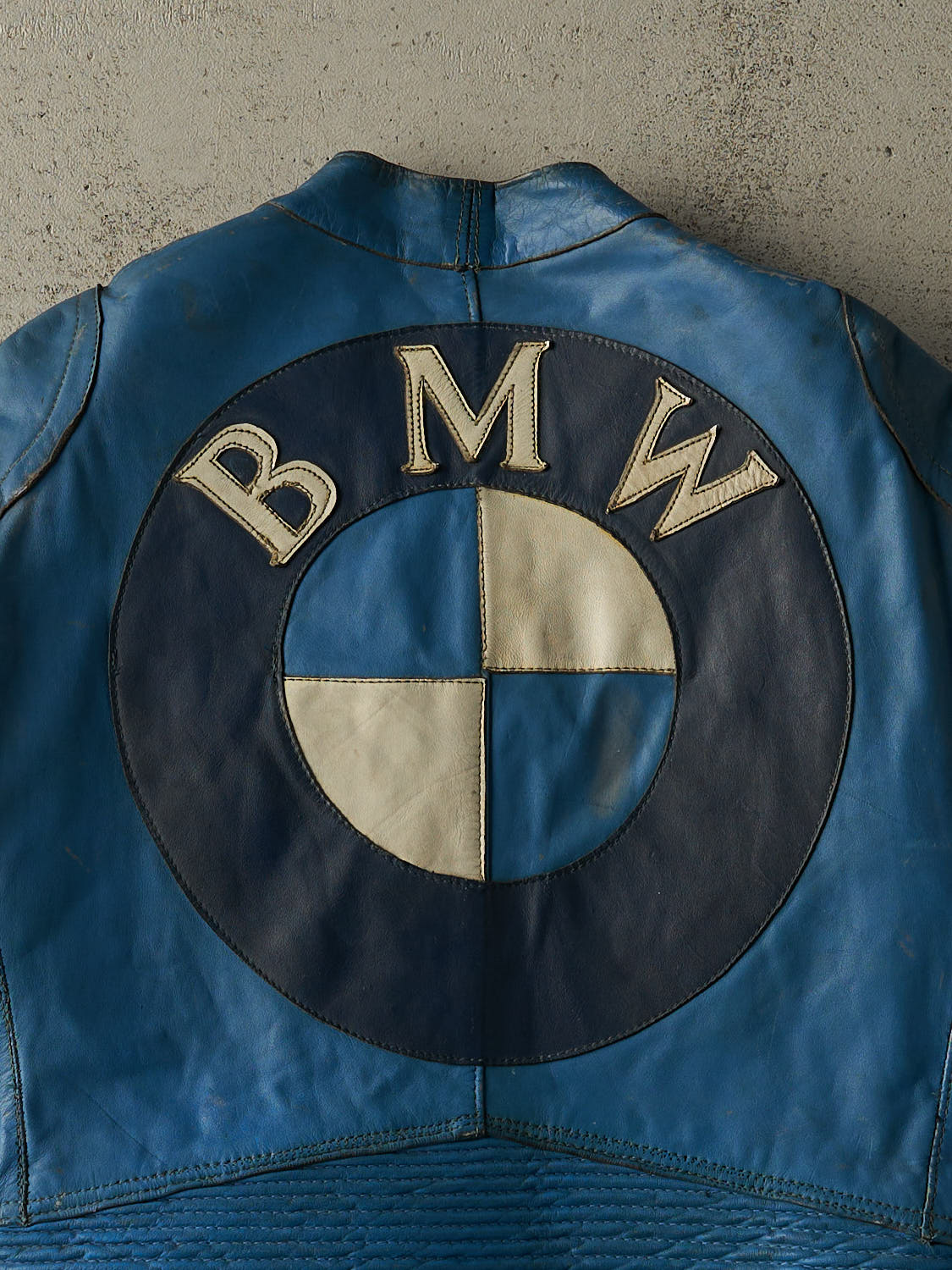 Vintage 80s RARE Blue & Navy BMW Racing Jacket (S/M) - Image 5
