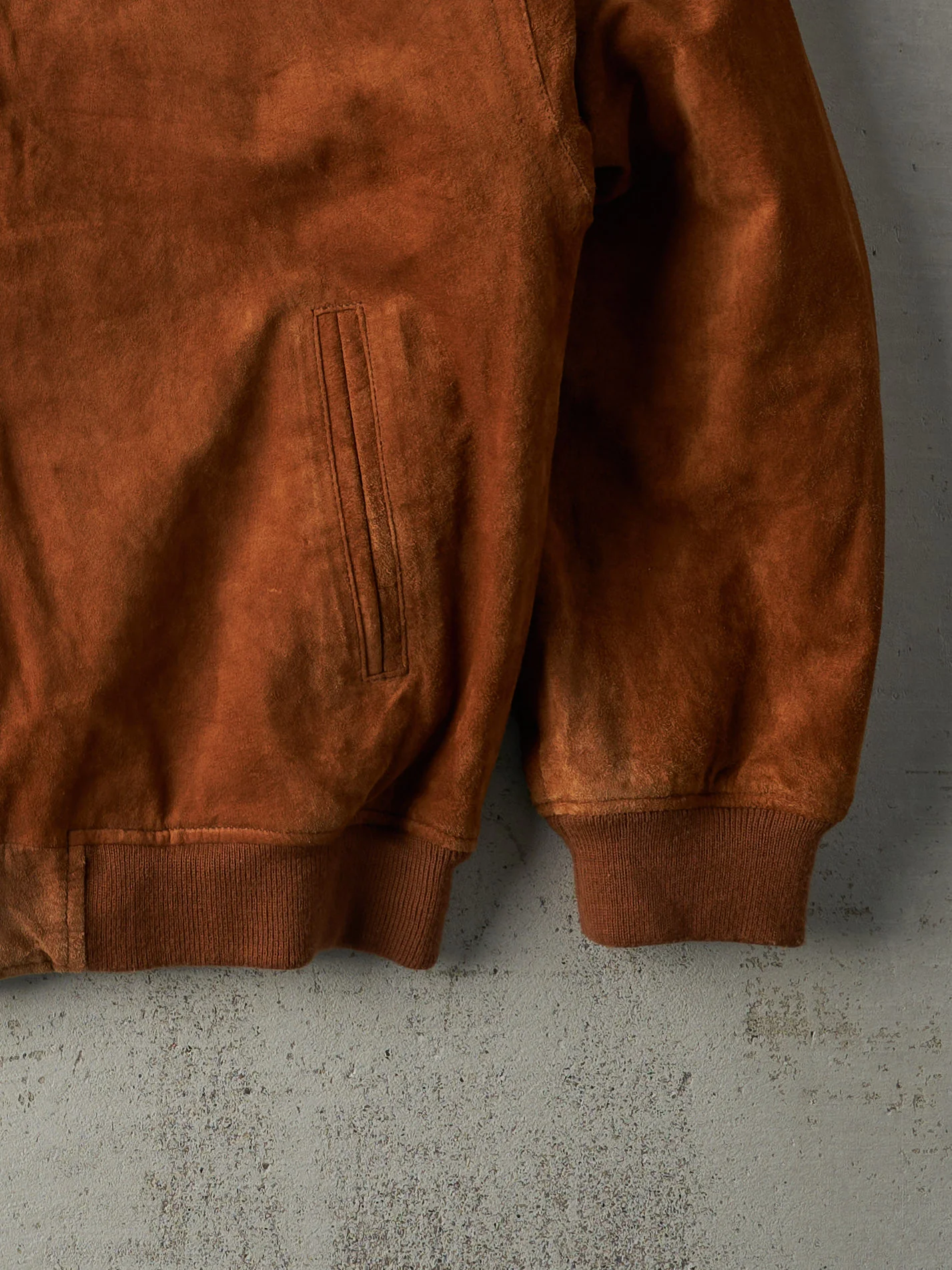 Vintage 80s Brown Gap Suede Jacket (XL) - Image 3