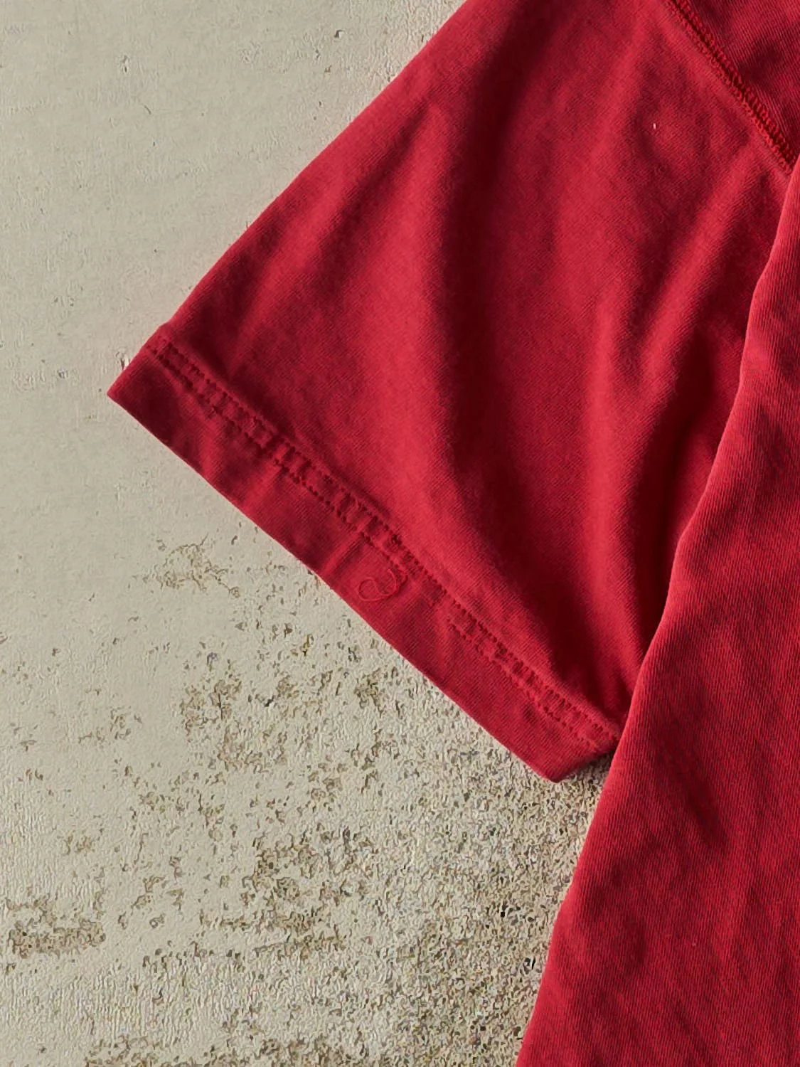 Vintage 80s Burgundy Adidas Equipment Tee (L) - Image 3