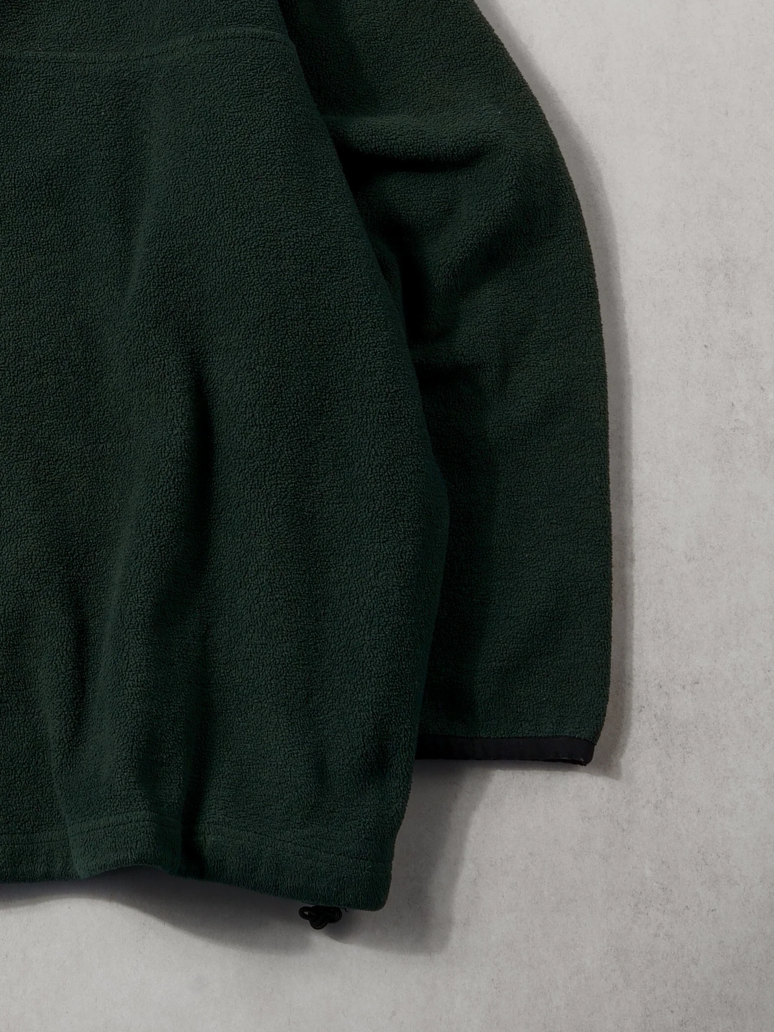 Vintage 80s Dark Green River Trader Sport 1/4 Zip Fleece (XXL) - Image 3