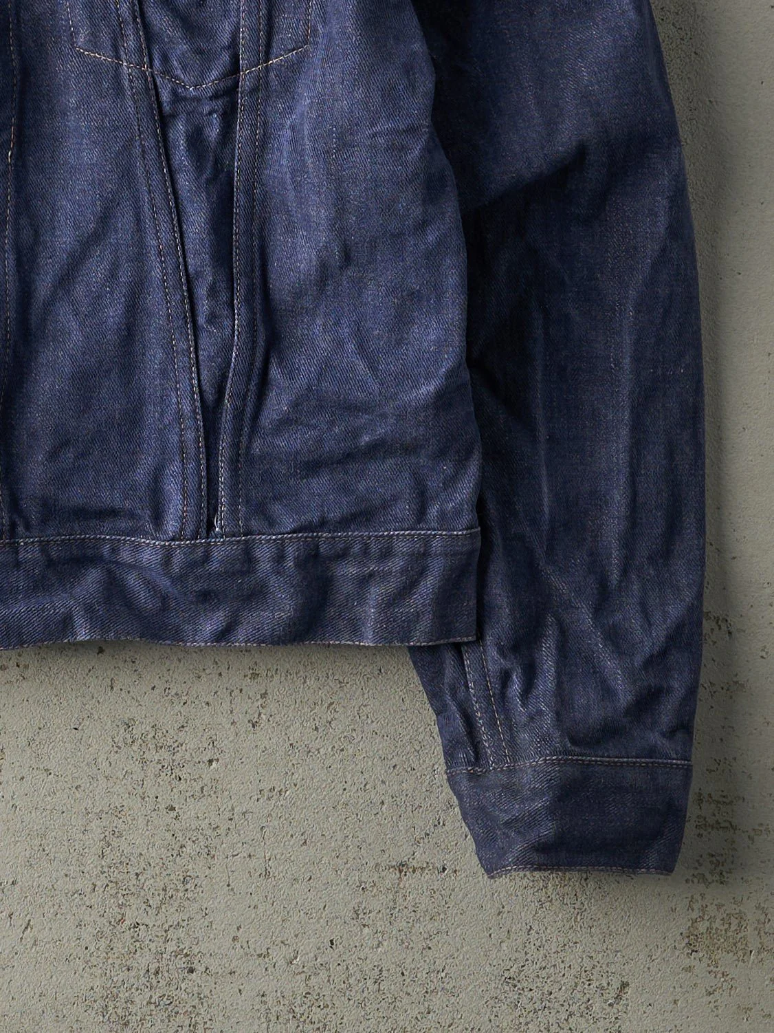 Vintage 80s Dark Wash Grants Denim Jacket (S) - Image 3