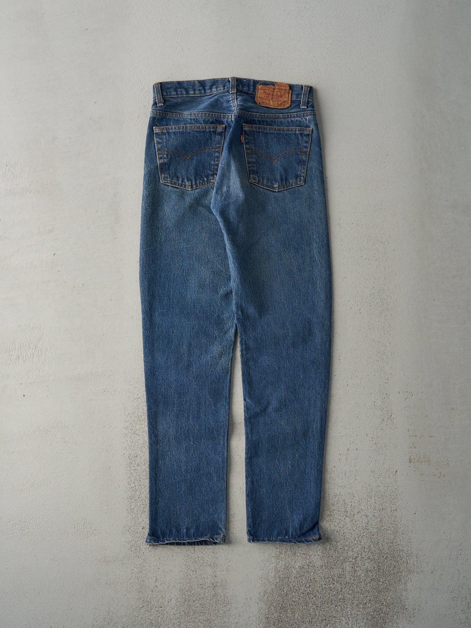 Vintage 80s Dark Wash Levi's 501XX Jeans (28x29) - Image 2