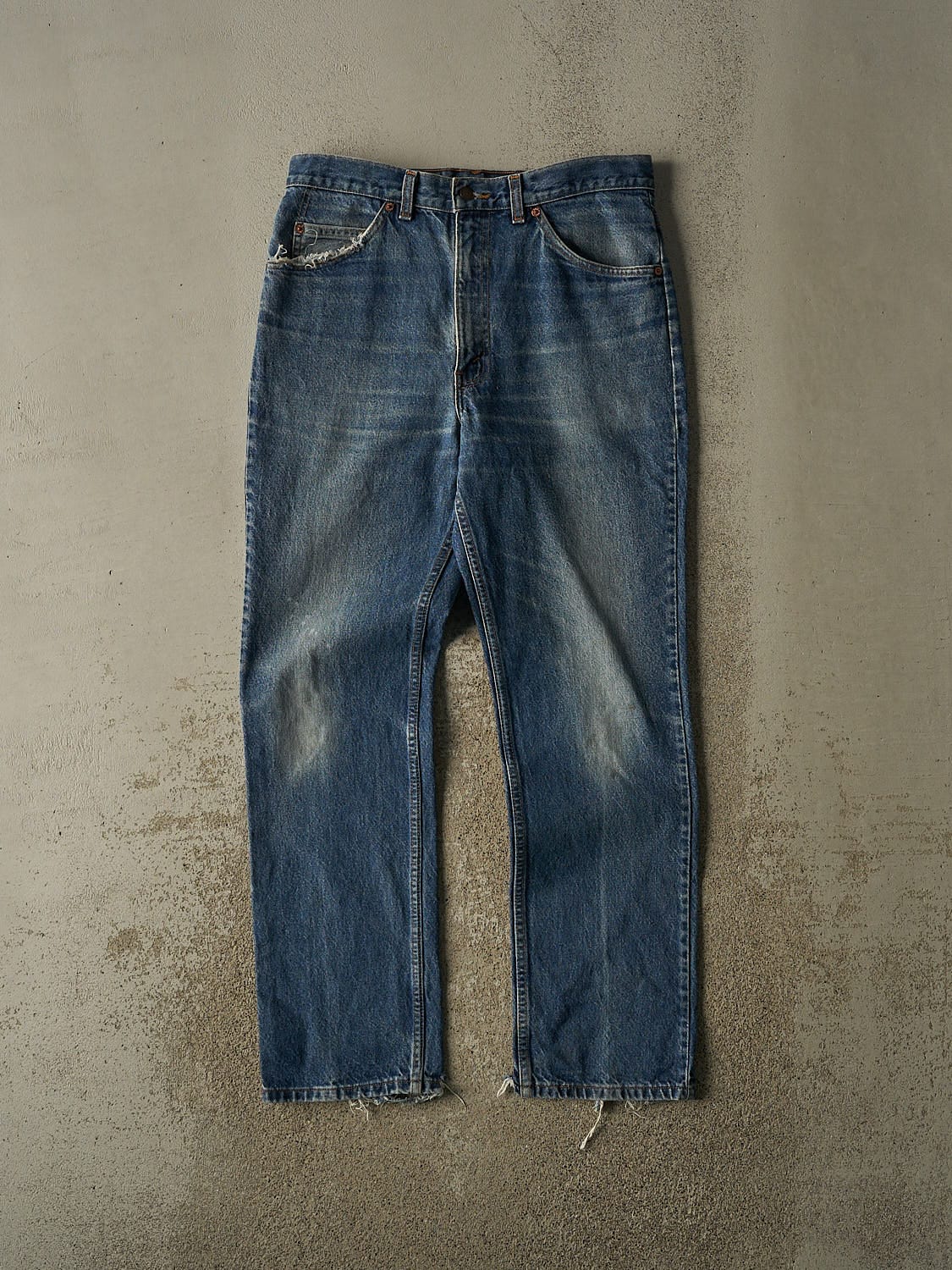 Vintage 80s Dark Wash Levi's Orange Tab Jeans (33x31.5)