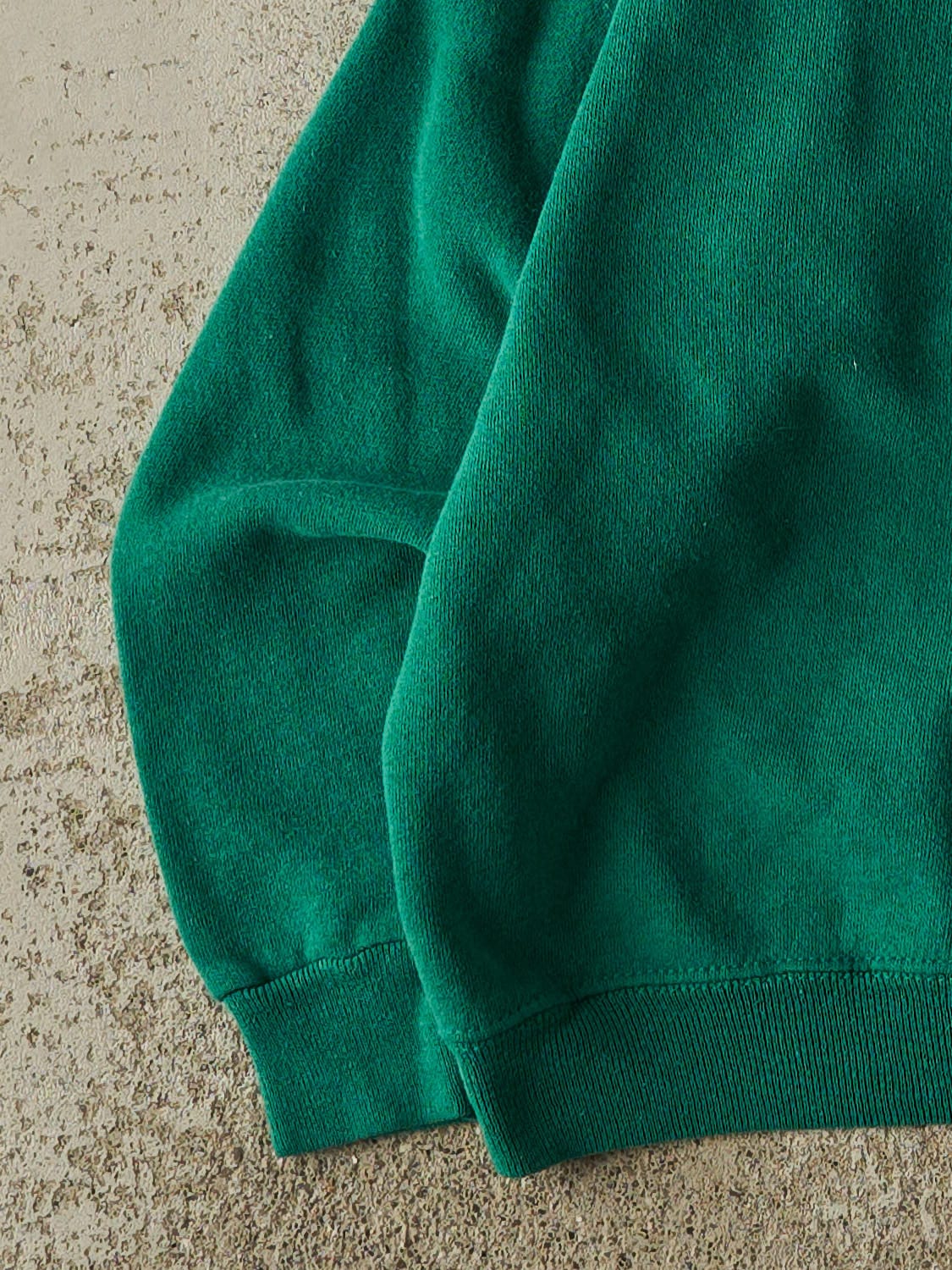 Vintage 80s Green Blank Crewneck (XXS/XS) - Image 3