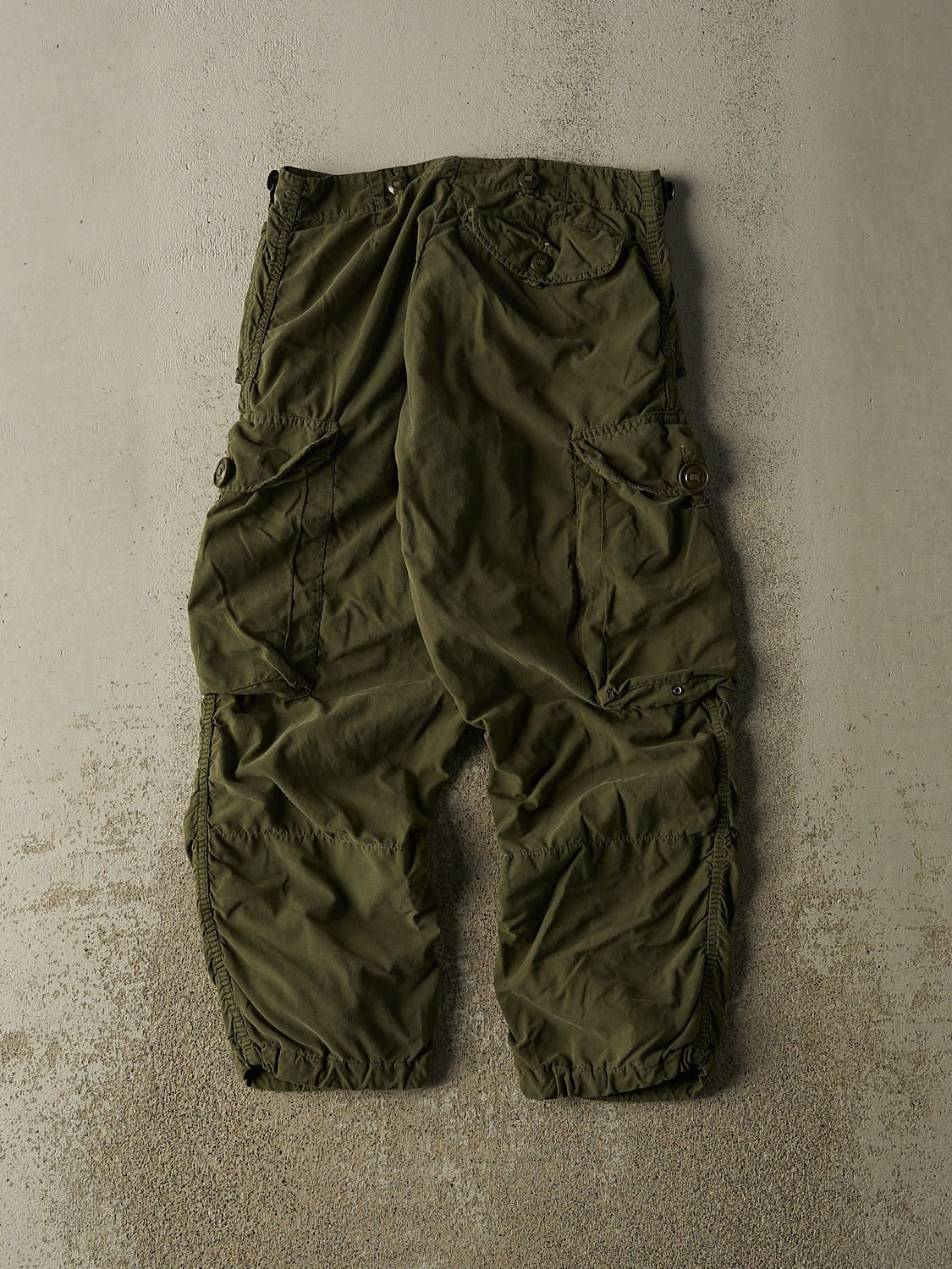 Vintage 80s Green OG 107 Army Pants (30x25.5) - Image 3