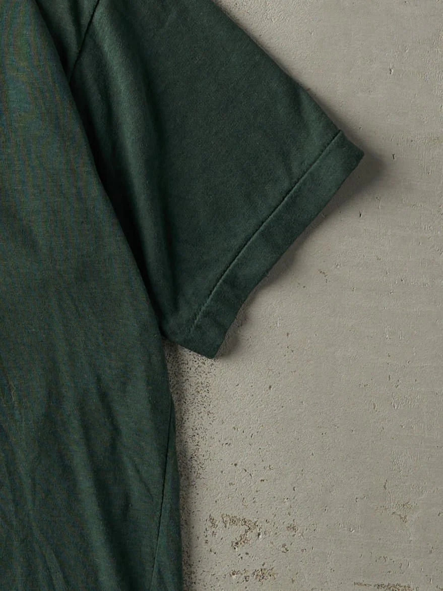 Vintage 80s Green Rudy's BBQ Tee (M/L) - Image 3