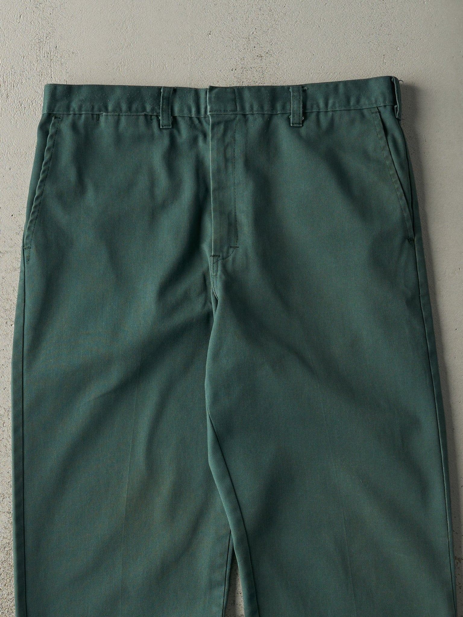 Vintage 80s Green Sears Work Pants (34x29) - Image 3