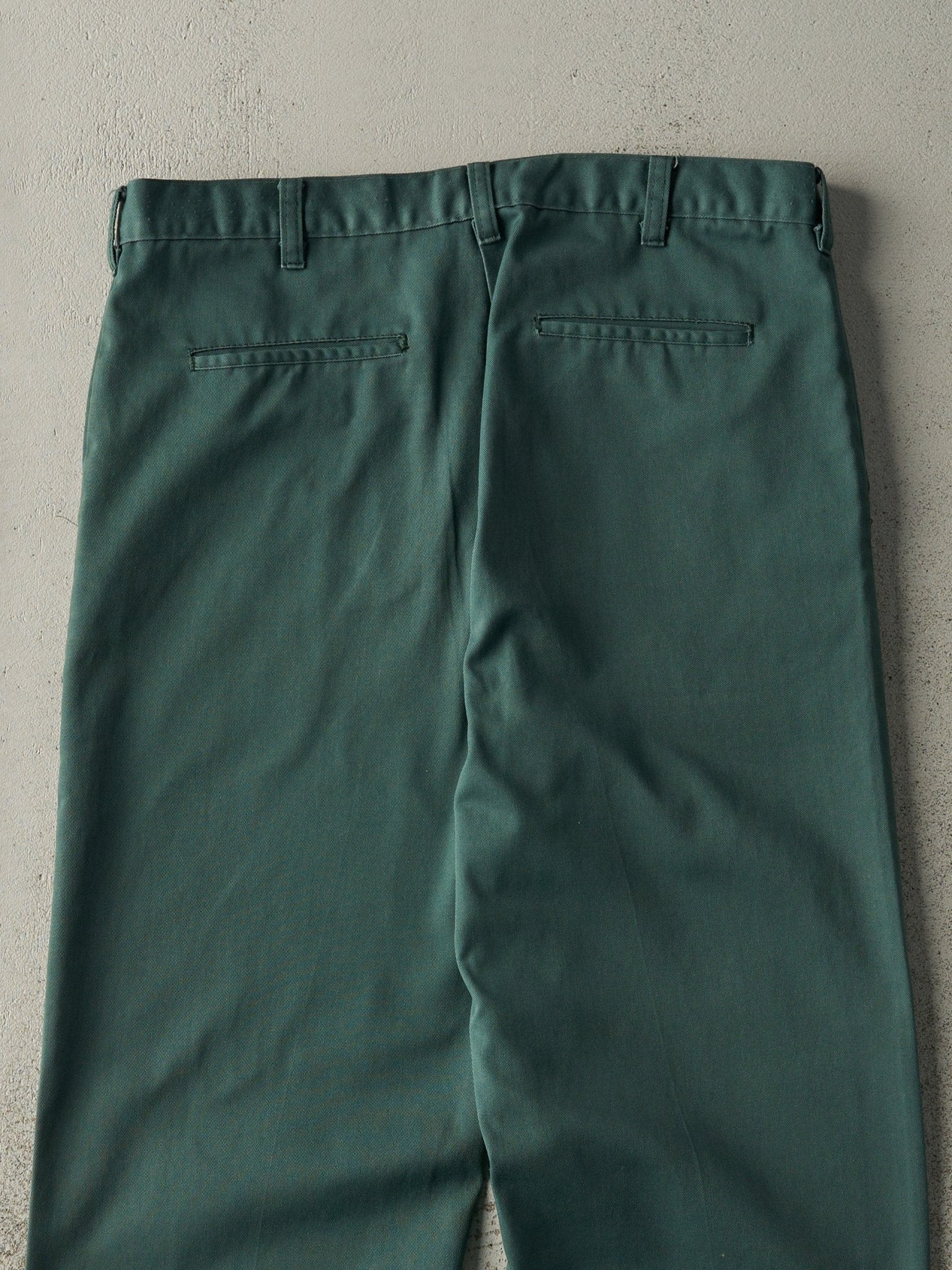 Vintage 80s Green Sears Work Pants (34x29) - Image 4