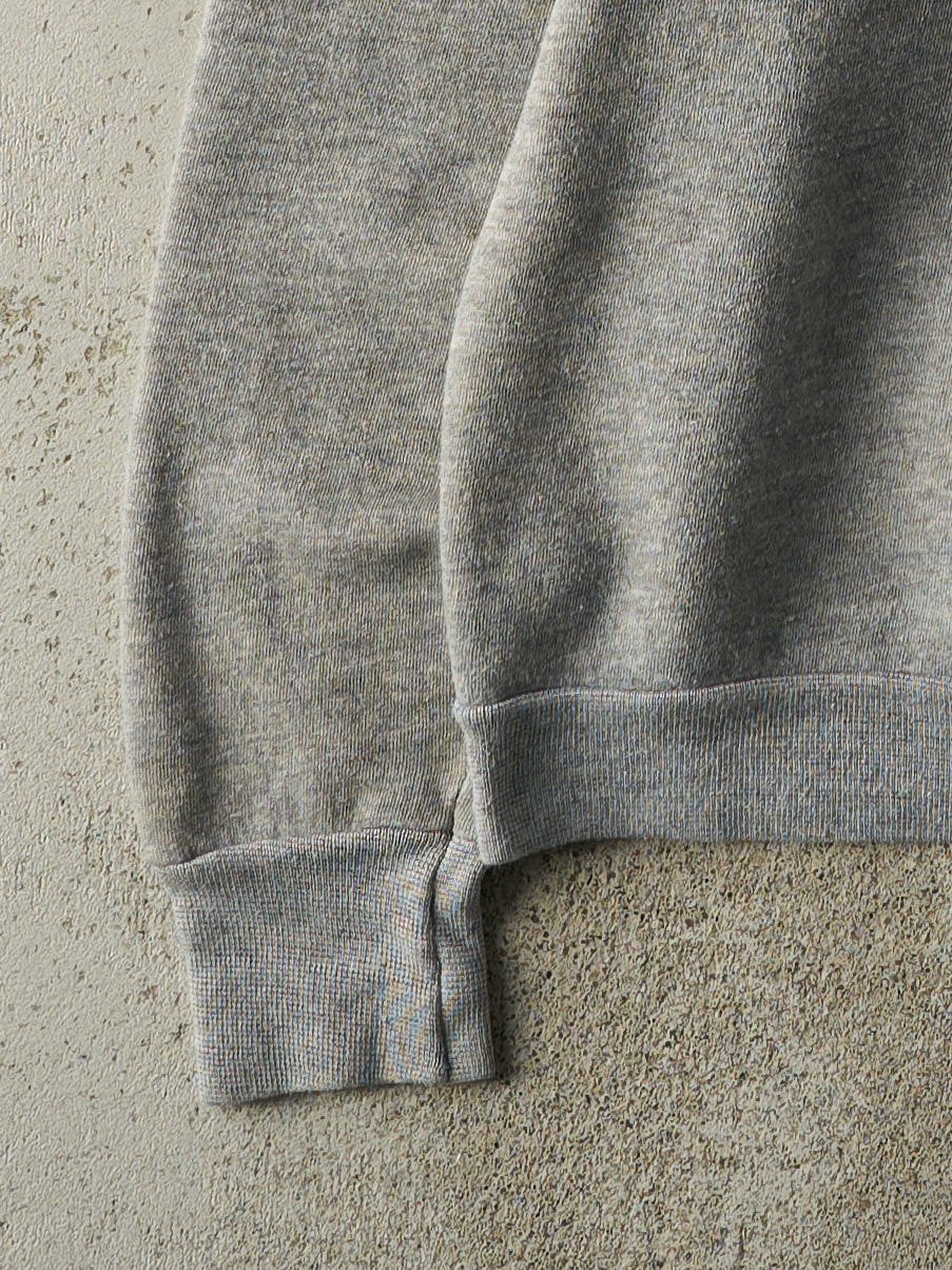 Vintage 80s Grey Blank Crewneck (M) - Image 3
