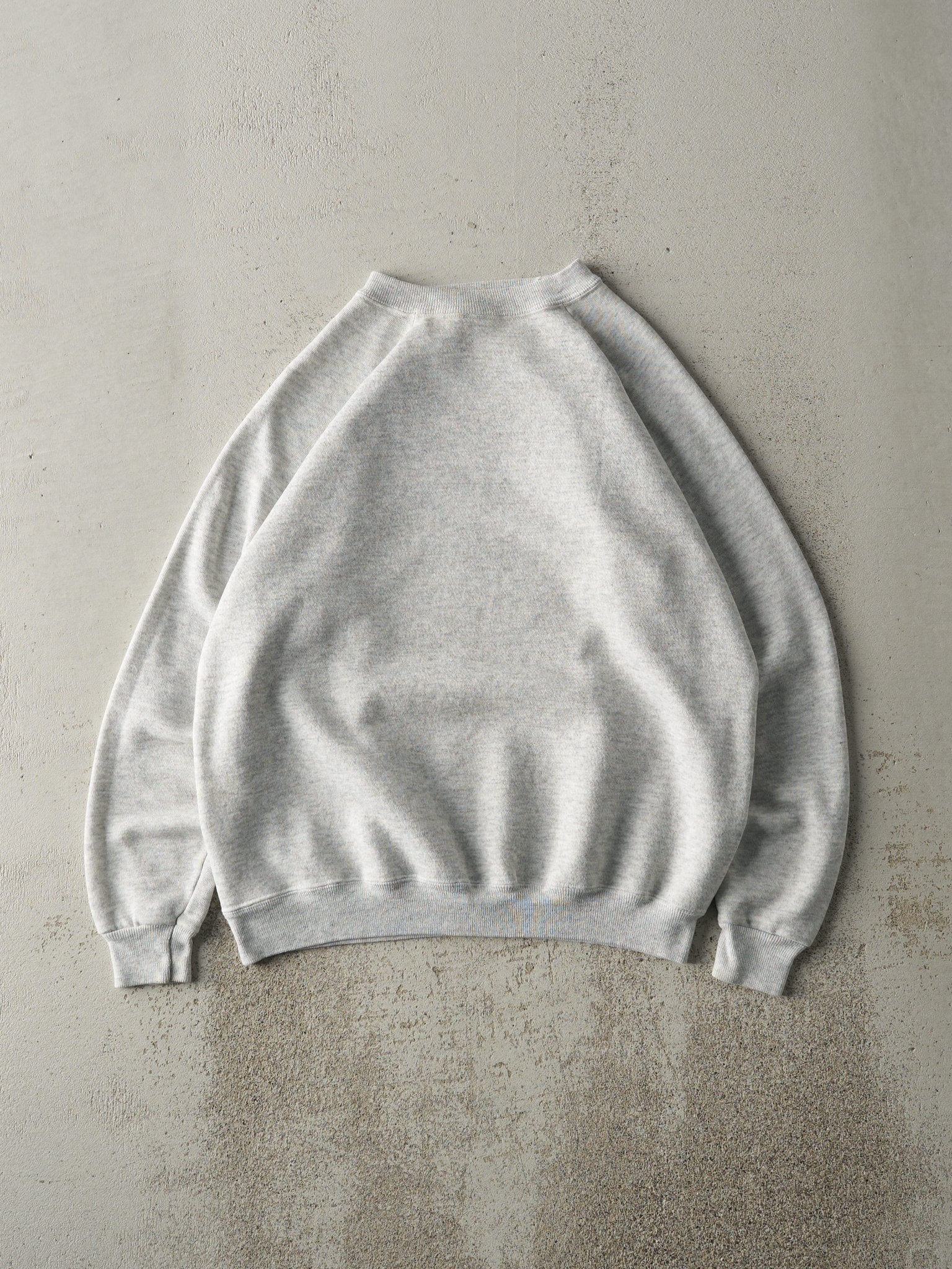 Vintage 80s Heather Grey Blank Crewneck (M)