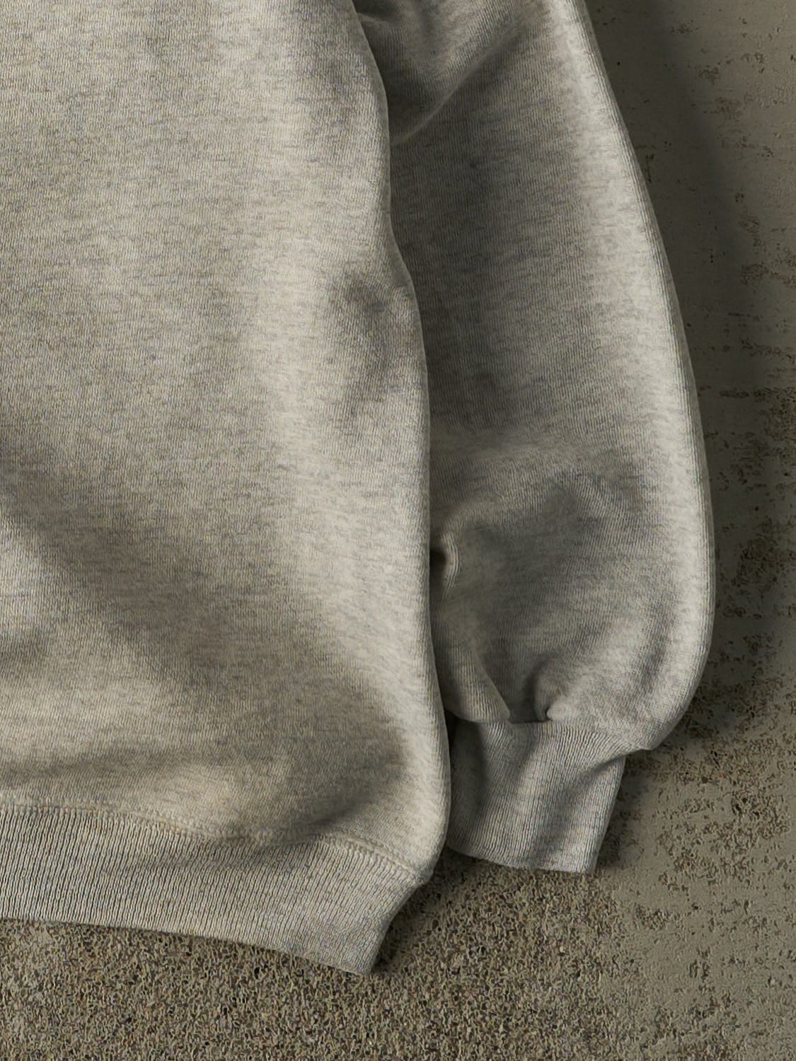 Vintage 80s Heather Grey Blank Crewneck (L) - Image 4