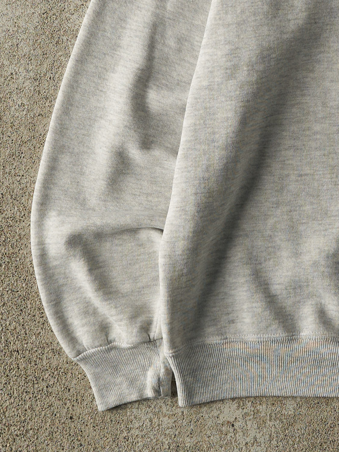 Vintage 80s Heather Grey Blank Crewneck (S/M) - Image 3