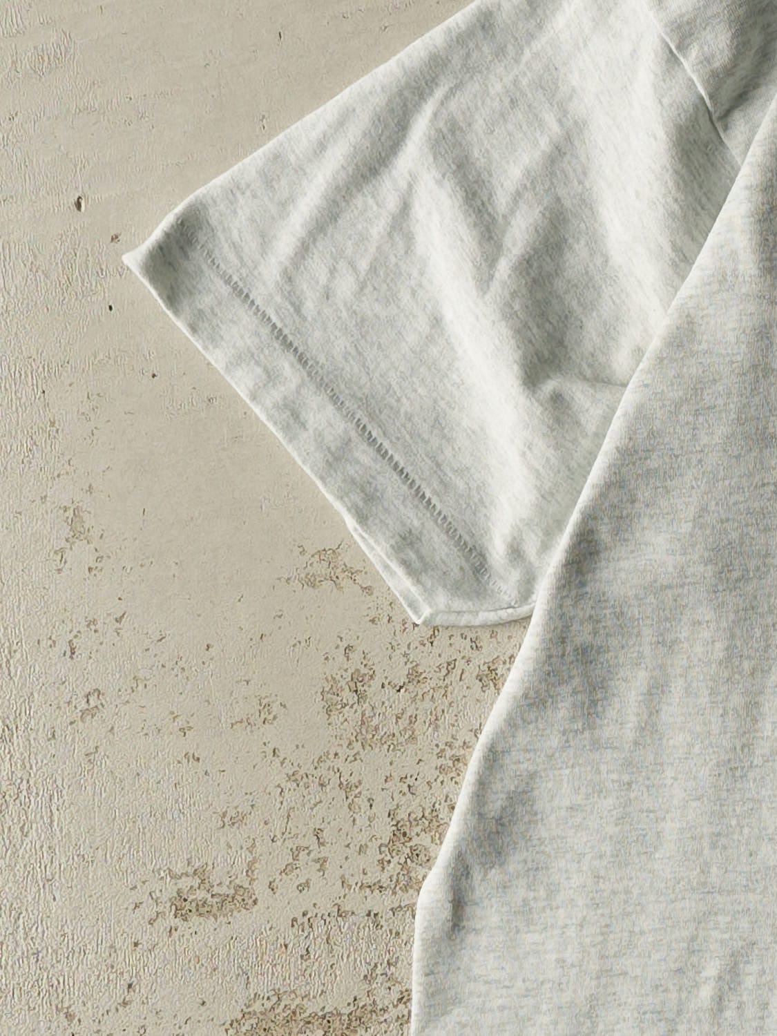 Vintage 80s Heather Grey Hull Baseball Single Stitch Tee (XL/XXL) - Image 3