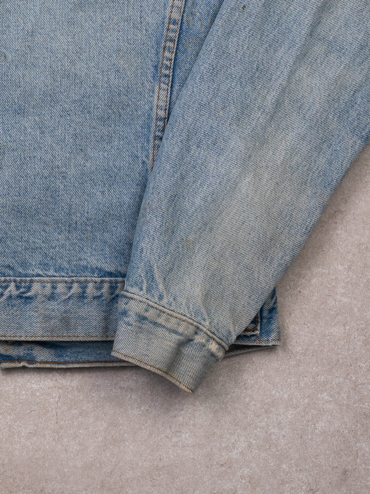 Vintage 80s Light Blue Levi Denim Jacket (XS) - Image 4