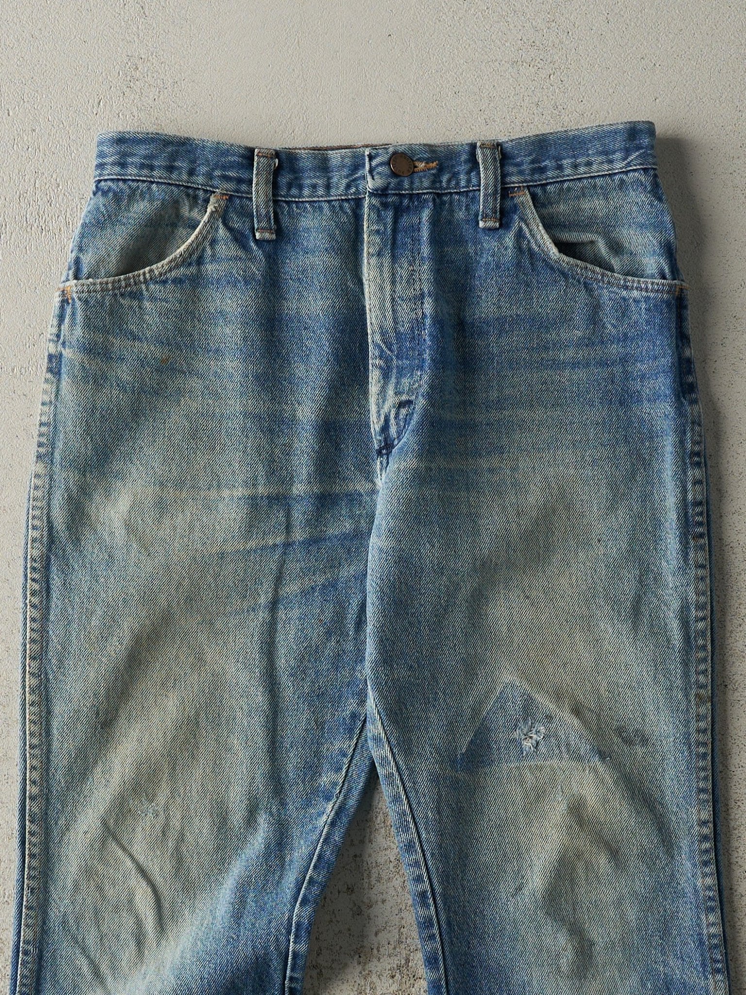 Vintage 80s Light Wash Rustler Jeans (30x28.5) - Image 4