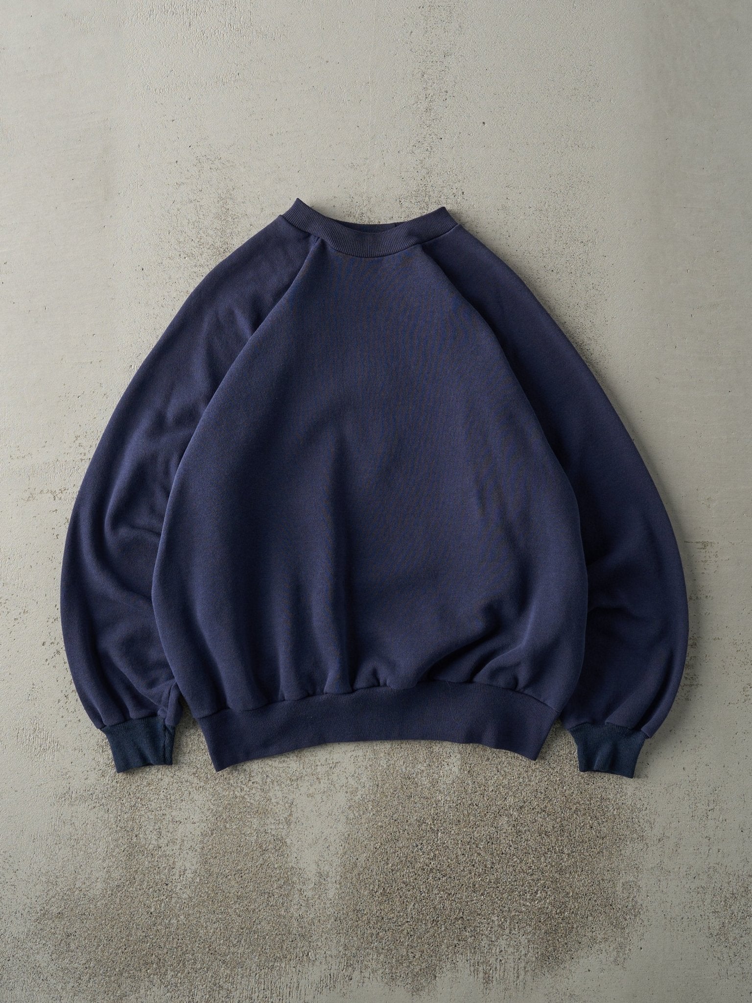 Vintage 80s Navy Blue Blank Crewneck (M/L)