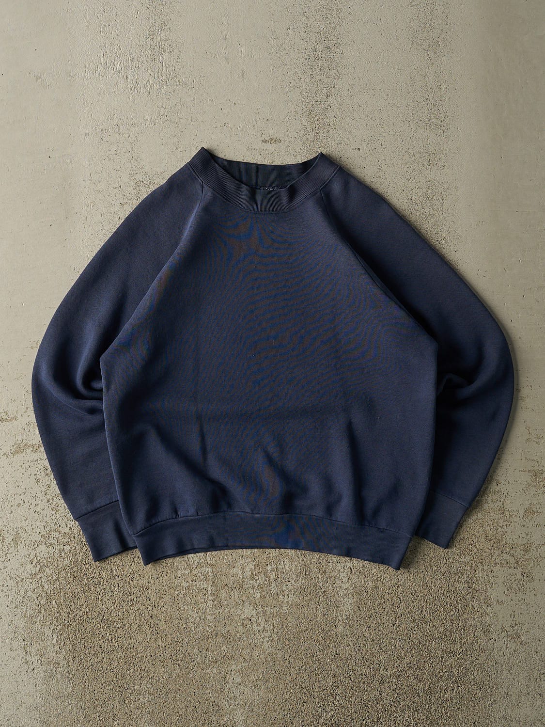 Vintage 80s Navy Blue Blank Crewneck (S/M)