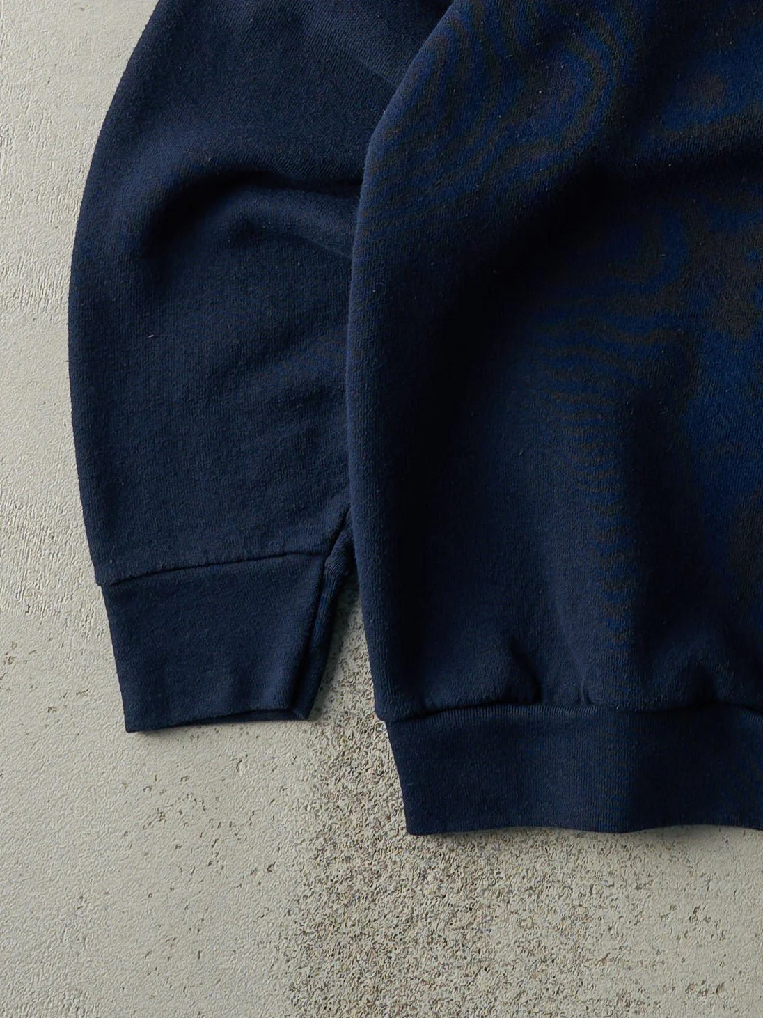 Vintage 80s Navy Blue Blank Crewneck (S) - Image 3