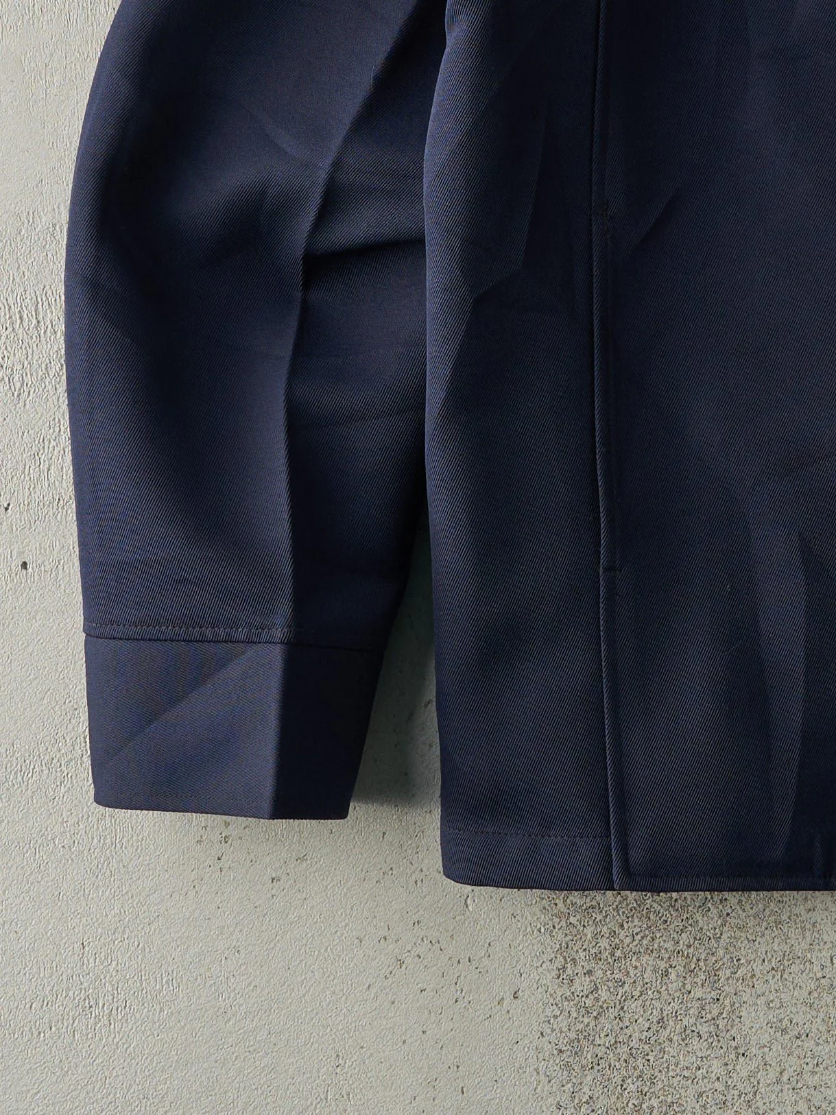 Vintage 80s Navy Blue Blank Work Jacket (M/L) - Image 3