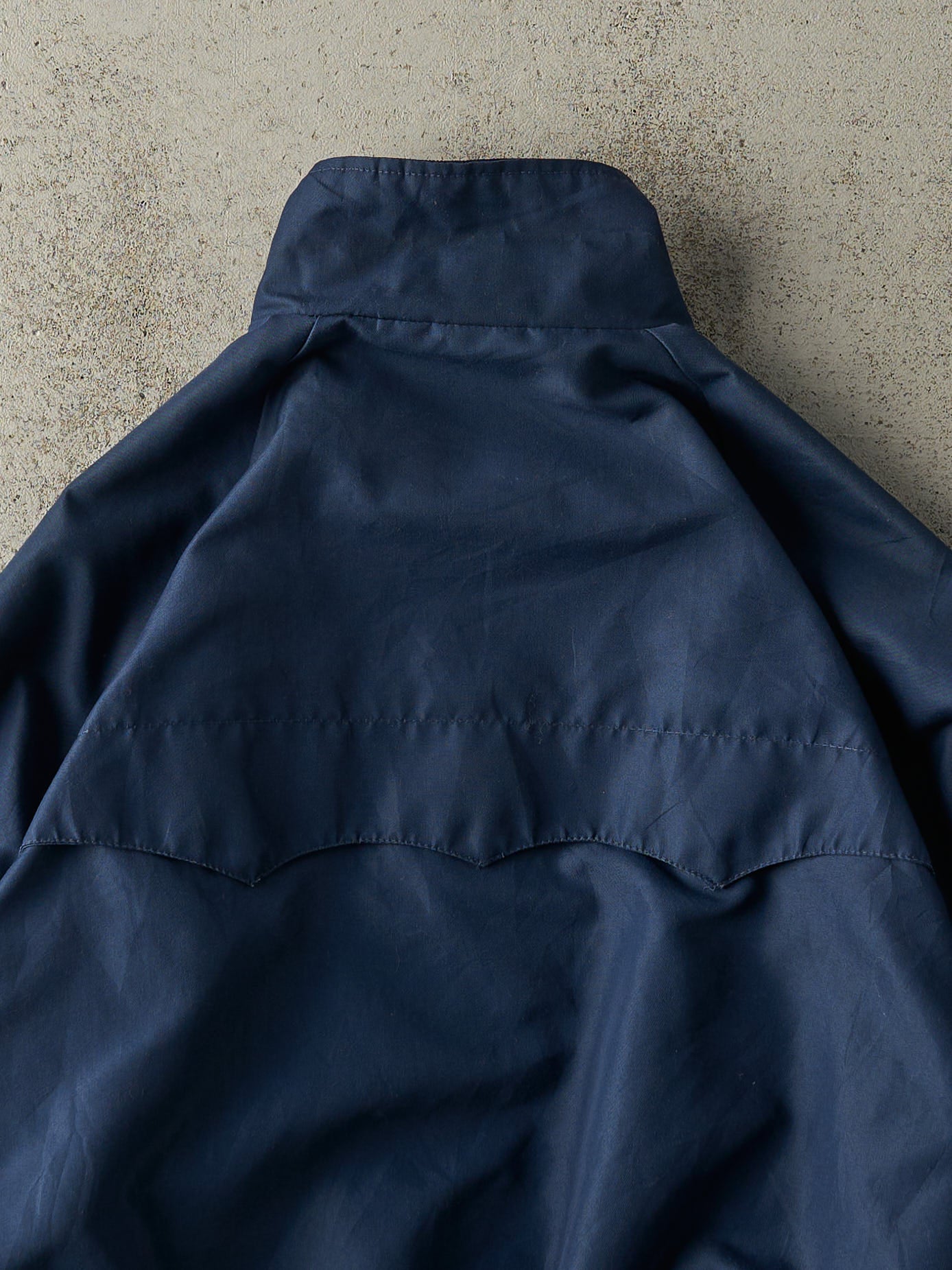 Vintage 80s Navy Blue Harrington Jacket (M/L) - Image 4